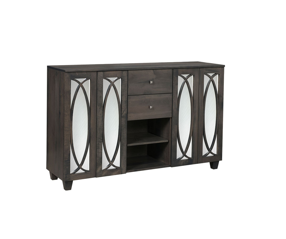 Biltmore TV Stand with Storage - Modern Entertainment Center for Living Room, Bedroom & Home Theater - 60 Inch Media Console with Shelves & Cabinets