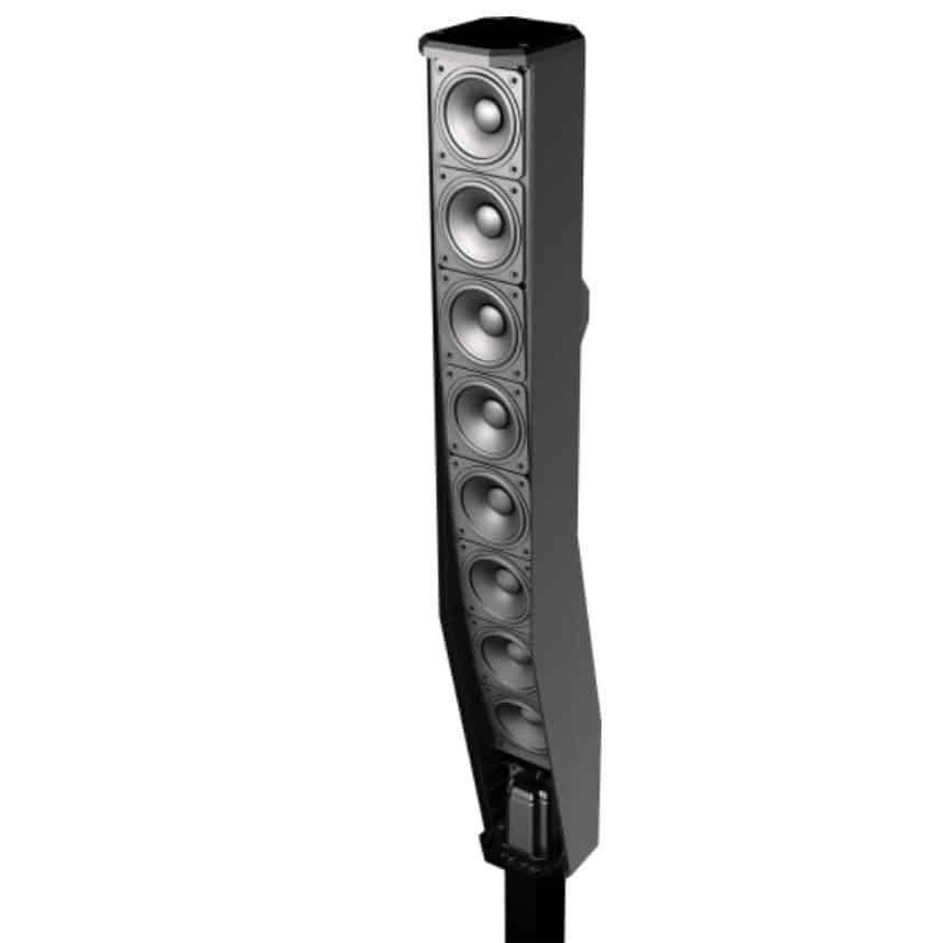 Electro Voice Evolve 50 Portable Column PA Speaker System with Bluetooth 5.0 - High Power Live Sound for DJs, Bands & Events (Black) | Perfect for Weddings, Outdoor Parties & Professional Performances