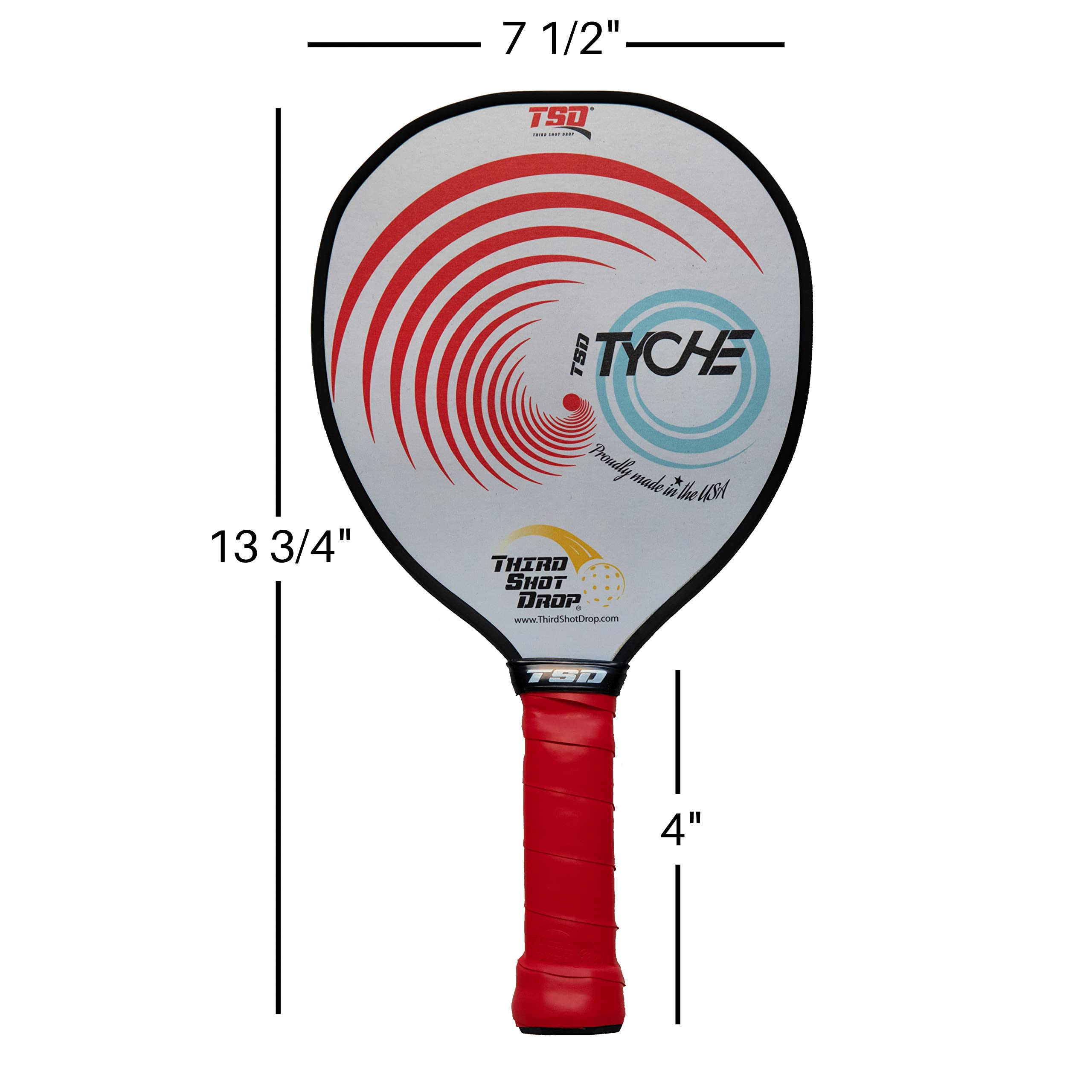 Premium Custom Pickleball Paddle - Tyche Model with Polymer Core & Composite Face for Whip and Power | Tournament & Recreational Play | Indoor/Outdoor Court Sports Equipment