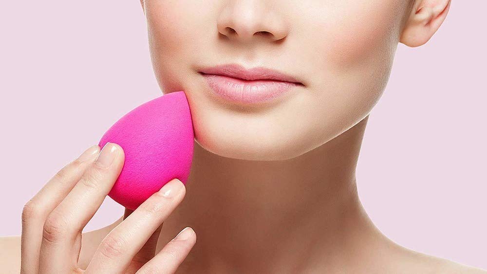 Women's Makeup Sponge Beauty Blender - Pink (2-Pack) for Flawless Foundation