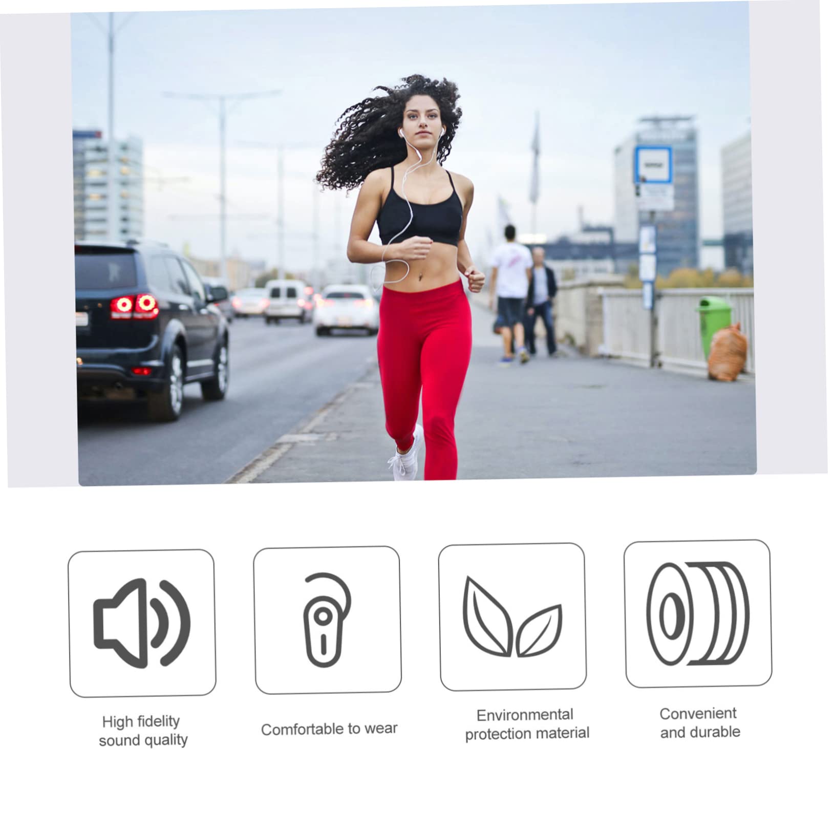 Gatuida 4 Pairs Silicone Earphone Covers - Soft Earbud Tips Replacement for Noise Isolation & Comfort - Perfect for Sleeping, Workouts, Travel & Daily Use