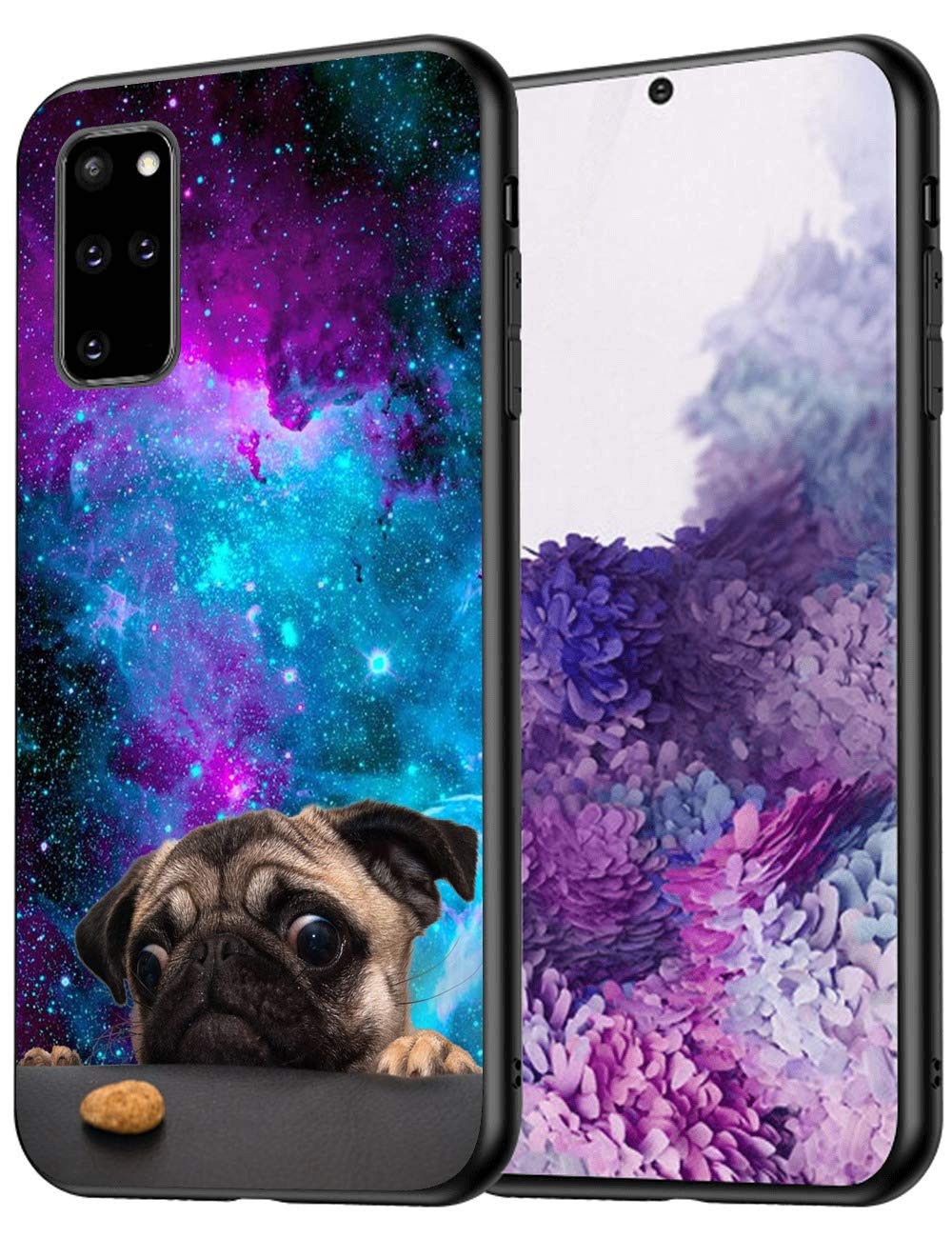 Shockproof TPU Silicone Case for Samsung Galaxy S20 Plus - Cookie Pug Design | Protective Phone Cover | Durable & Slim Fit | Perfect for Everyday Use & Outdoor Activities