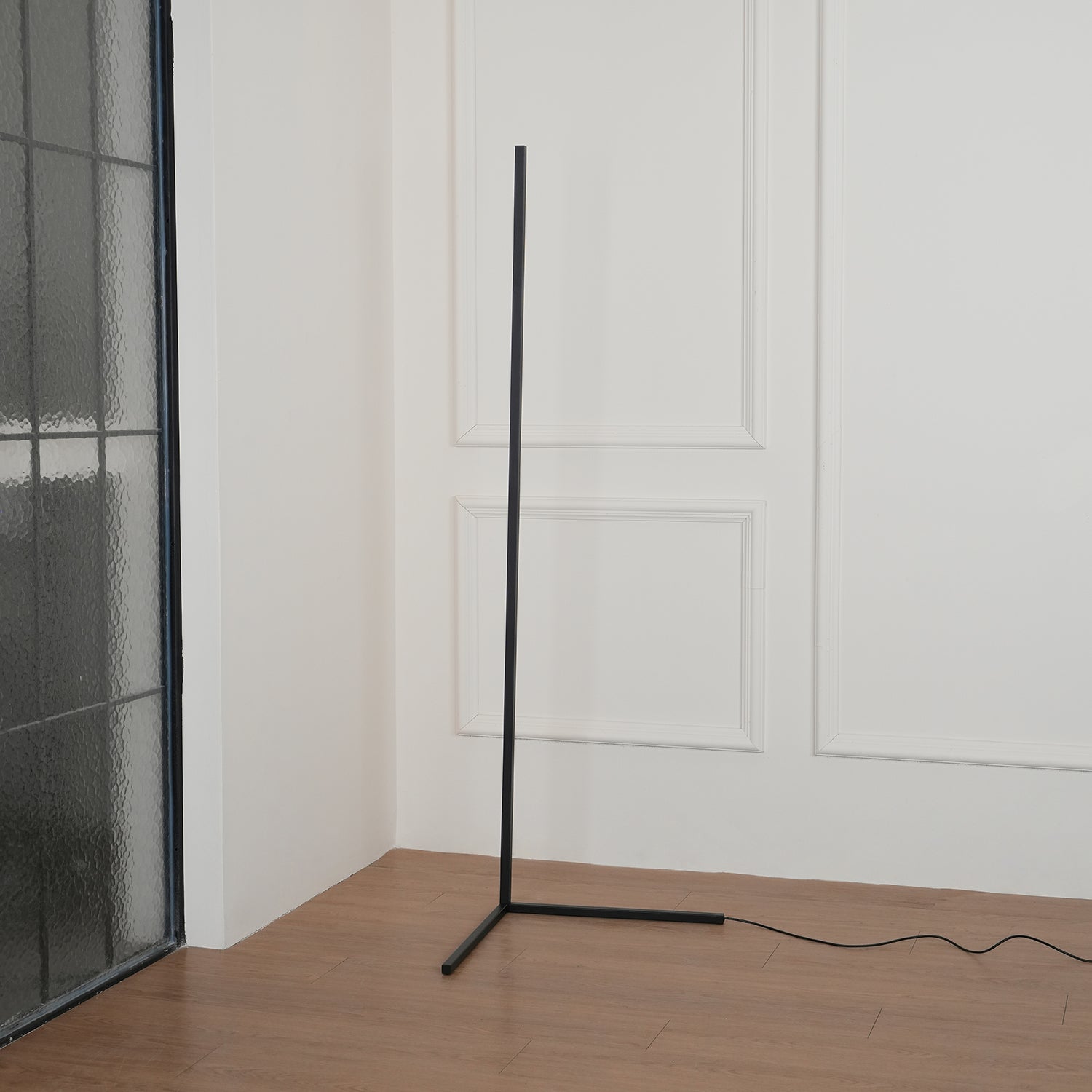 Modern Minimalist LED Floor Lamp with Adjustable Brightness - Perfect for Living Room, Bedroom, and Office Lighting