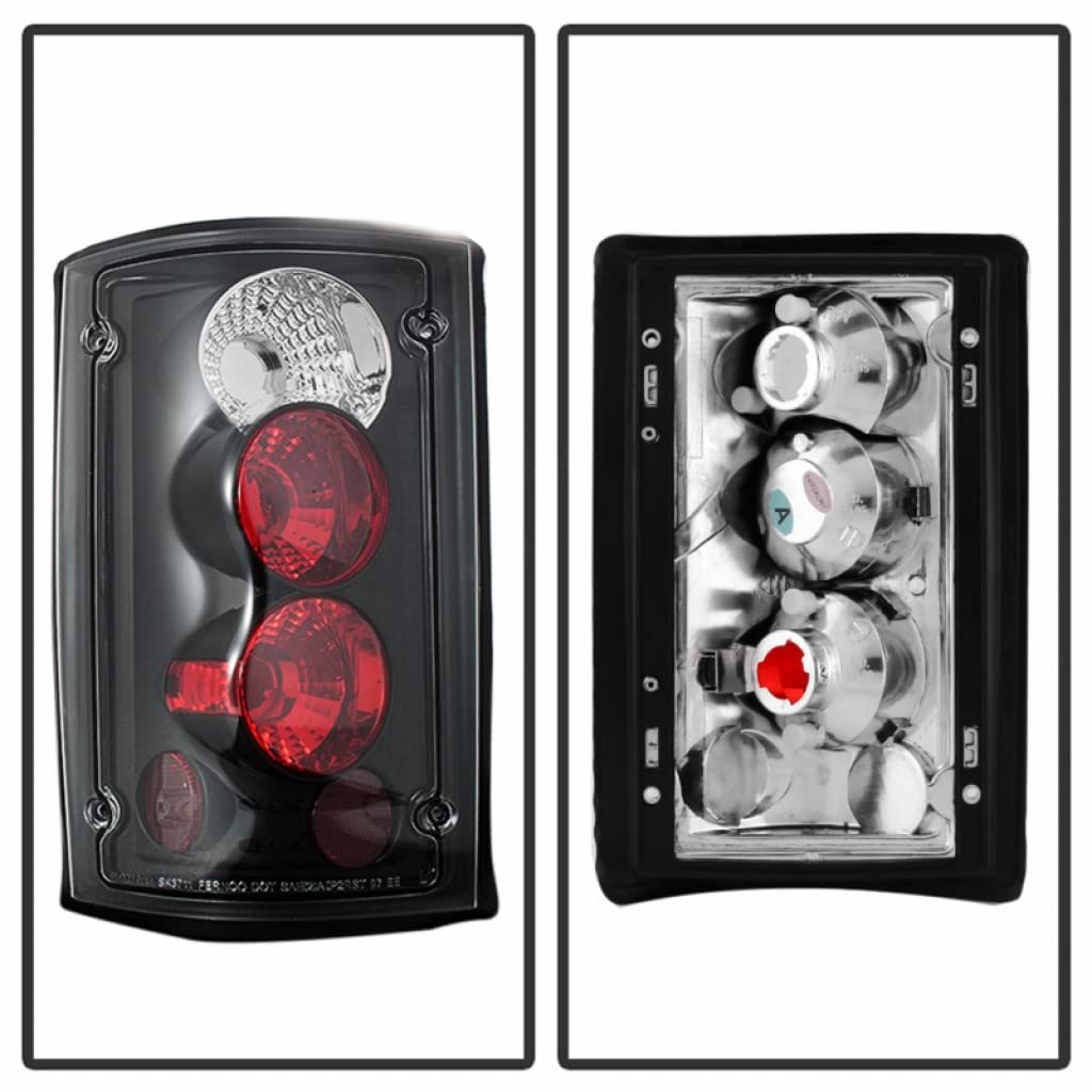 Spyder Black LED Tail Lights for Ford Excursion 2000-2005 - Driver & Passenger Side Pair | Smoke Lens | DOT Approved | Enhanced Visibility & Style | Perfect for Off-Roading & Night Driving