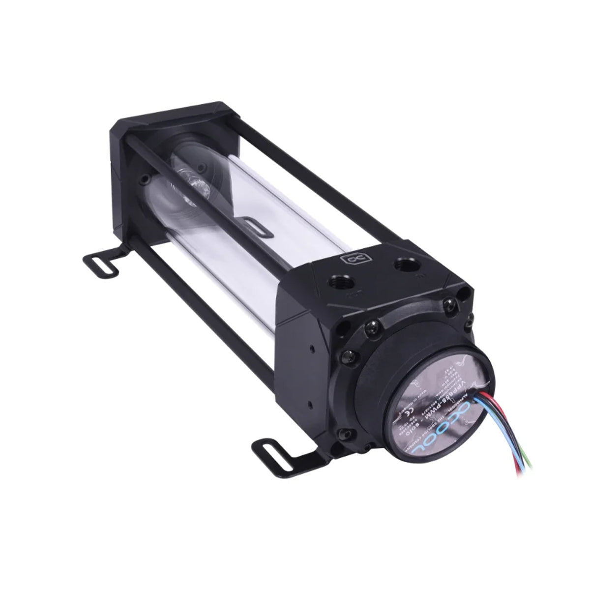 Alphacool Eisbecher Aurora ARGB D5 VPP655 Pump and Reservoir Combo 250mm - High-Performance PC Water Cooling System for Gaming Rigs & Custom Builds