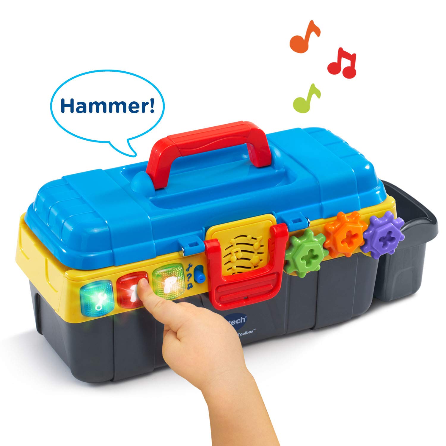 VTech Drill and Learn Toolbox - Interactive Learning Toy for Kids | STEM Educational Construction Playset for Toddlers | Perfect for Pretend Play, Hand-Eye Coordination & Early Development