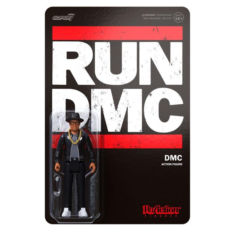 Run DMC ReAction Figure - Darryl McDaniels All Black Version | Hip Hop Collectible for Fans & Music Memorabilia Display