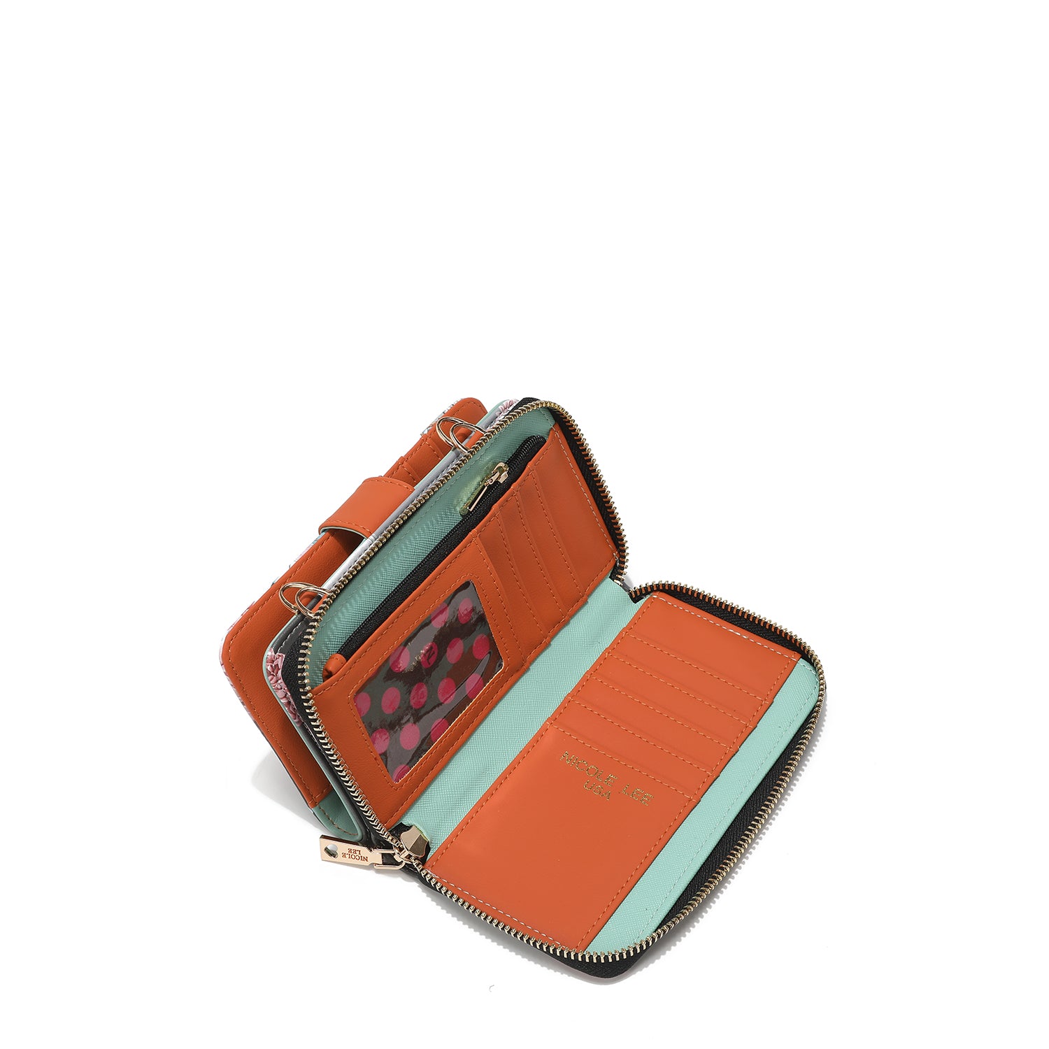 2-Piece Phone Case Crossbody Wallet - Stylish & Secure Phone Holder with Card Slots for Women - Perfect for Travel, Shopping, and Everyday Use