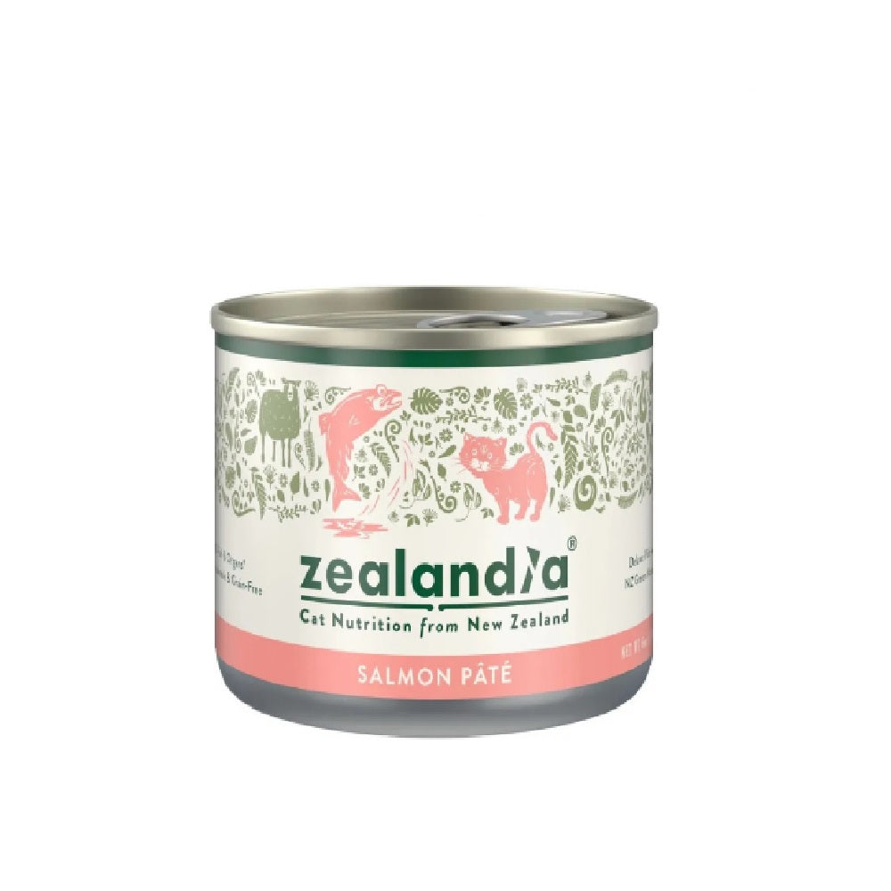 Premium Grain-Free Salmon Pate Cat Food with Green Mussels - Complete & Balanced Diet for Adult Cats - Supports Healthy Skin, Coat & Digestion - Ideal for Indoor Cats & Picky Eaters
