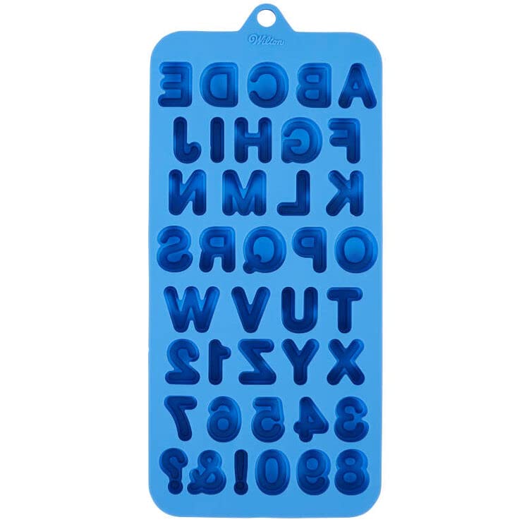 Premium Silicone Candy Molds for Baking - Alphabet Letters & Numbers Set - Perfect for DIY Cake Decorating, Chocolate Making, and Party Treats