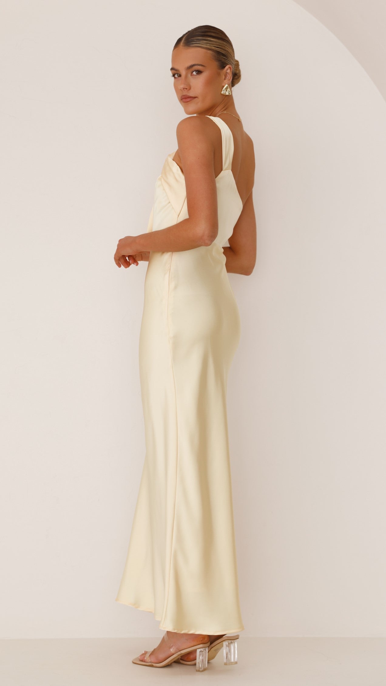Greta Maxi Dress in Yellow - Flowy Long Summer Dress for Women, Perfect for Beach, Vacation & Casual Outings