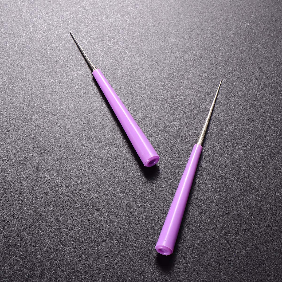 2 Pcs Diamond Tipped Bead Reamer Replacement Tips - Professional Bead Hole Opener Tool for Jewelry Making, DIY Crafts, Pearl & Gemstone Drilling - Perfect for Beading, Jewelry Repair & Craft Projects