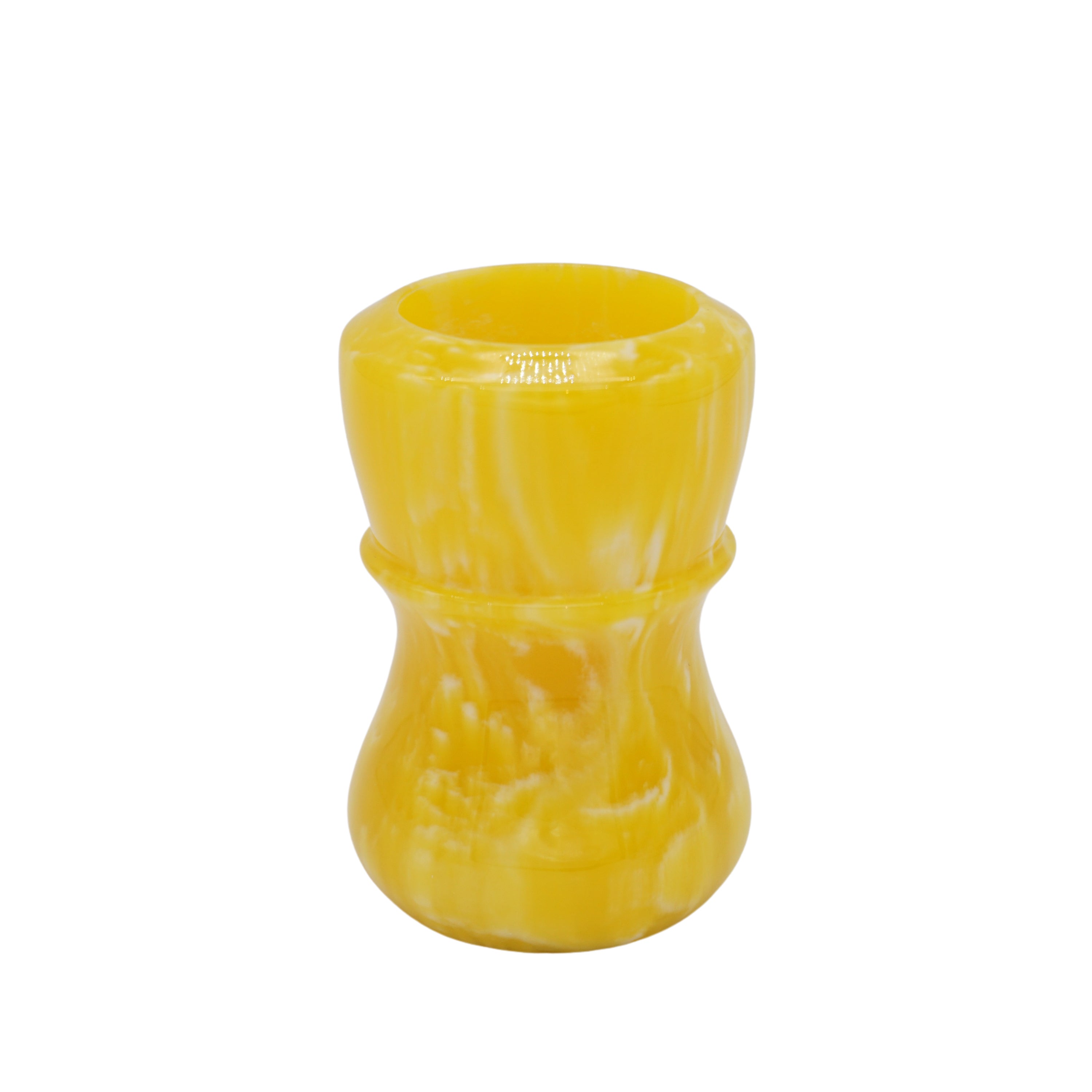 Premium Handcrafted Lemon Drop Shaving Brush Handle - Fits 24mm & 26mm Knots - Perfect for Wet Shaving & Grooming Gifts