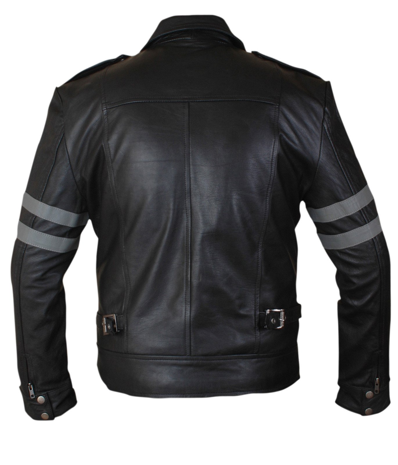 F&H Genuine Leather Kids Gaming Jacket - Stylish Leon Costume for Boys & Girls - Perfect for Cosplay, Halloween, and Video Game Themed Parties
