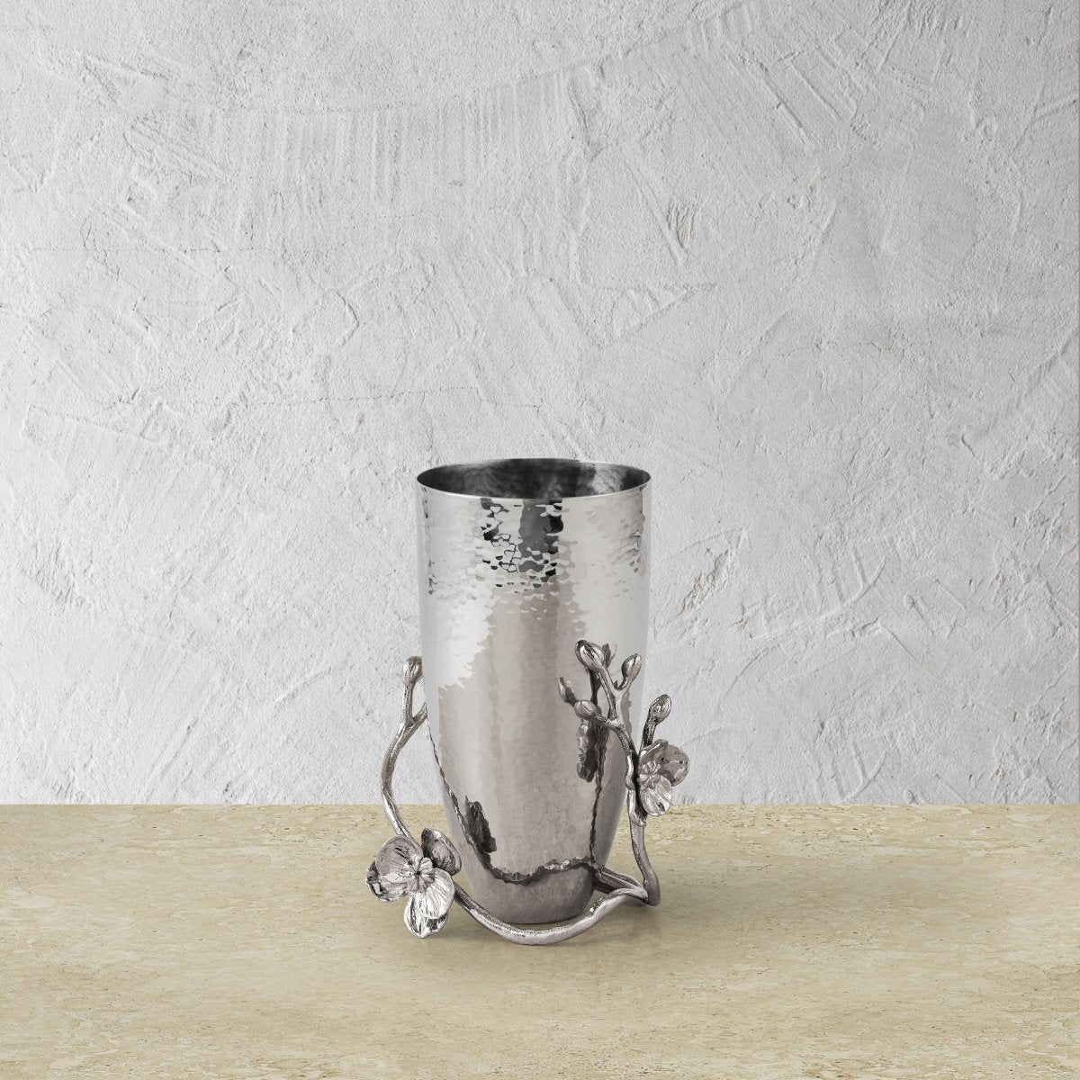 Elegant White Orchid Vase - Small Ceramic Flower Pot for Home Decor, Wedding Centerpiece & Office Desk Accessory