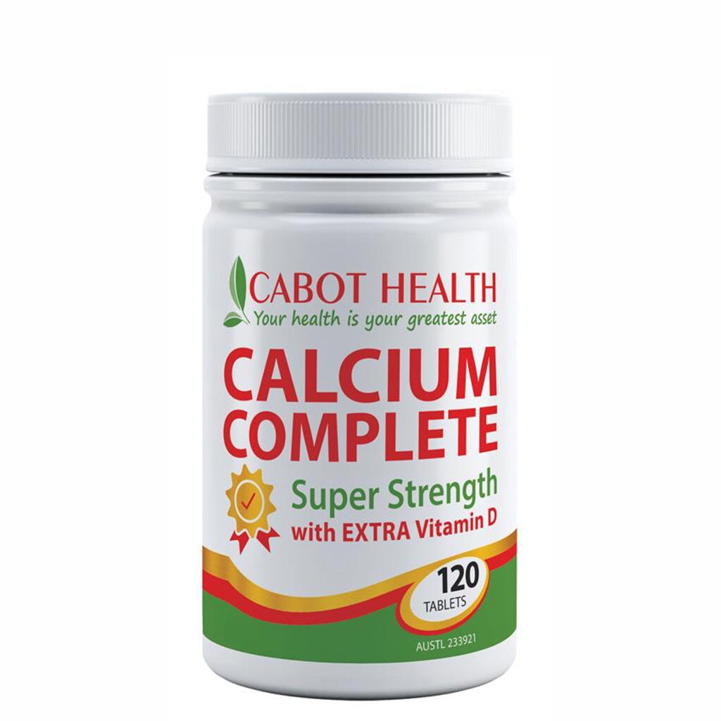 Cabot Health Calcium Complete Supplement - Essential Bone Support for Adults & Seniors - High Absorption Calcium with Vitamin D3 & K2 - Supports Strong Bones, Teeth & Joint Health - Ideal for Daily Wellness & Active Lifestyles