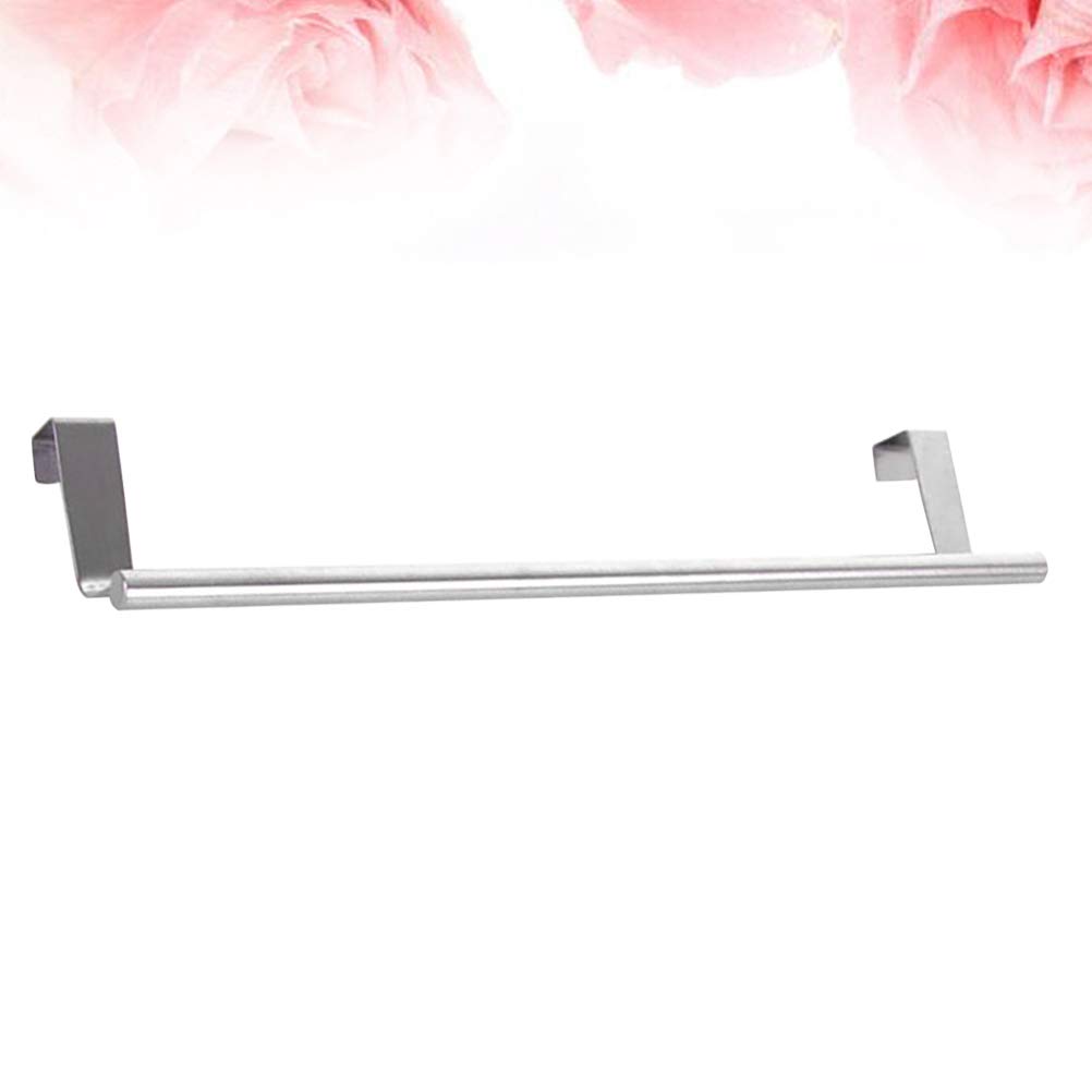 Cabilock 1pc Metal Wall Mounted Towel Rack Holder - Space Saving Bathroom Organizer Shelf for Kitchen, Bathroom & Laundry Room Storage