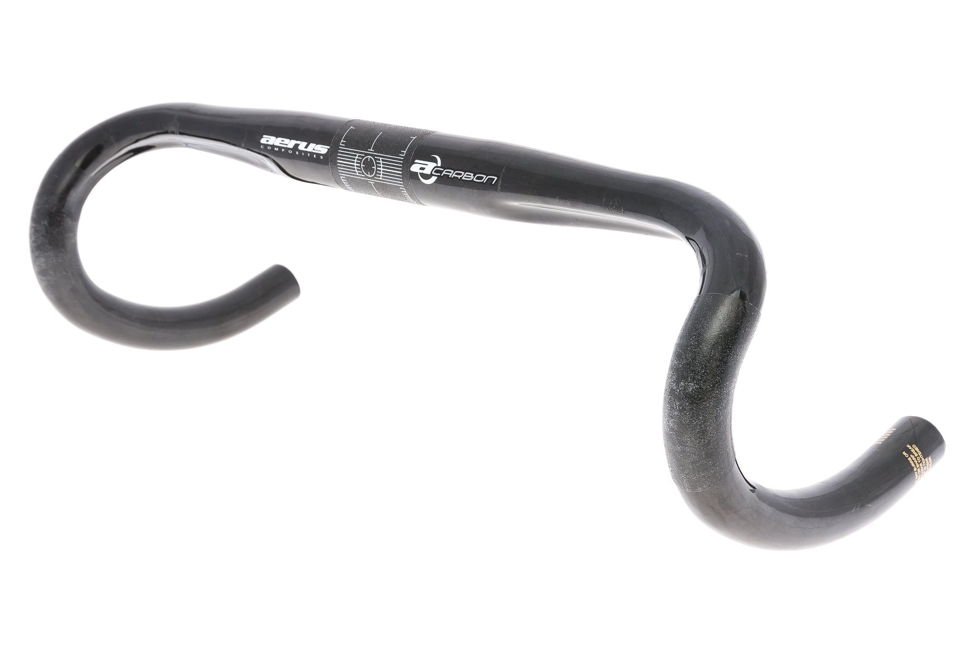 Aerus 31.8mm x 40cm Carbon Fiber Road Bike Handlebar - Lightweight Black MTB Handlebar for Cycling & Mountain Biking