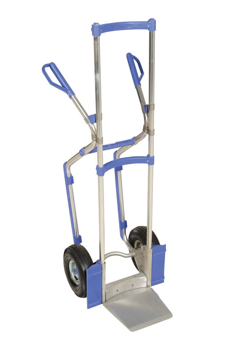 Heavy Duty Aluminum Ergonomic Hand Truck - Lightweight Folding Utility Cart for Moving, Warehouse, Office & Home Use