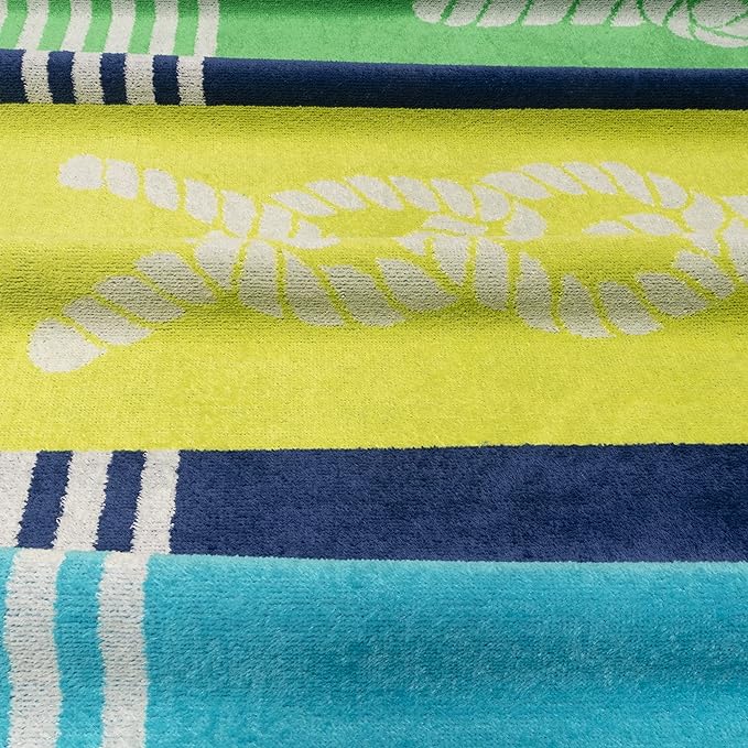 Premium Oversized 2-Piece Beach Towel Set - Soft Quick-Dry Sand-Free Towels for Pool, Boat & Beach | Perfect for Swimming, Sunbathing & Water Sports