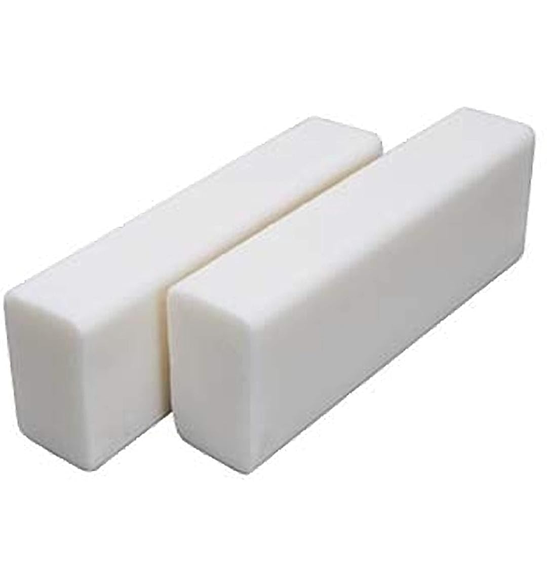 100% Pure White Natural Glycerin Goat Milk Soap Base - 1Kg Melt & Pour Soap Making for DIY Skincare, Bath & Body Care
