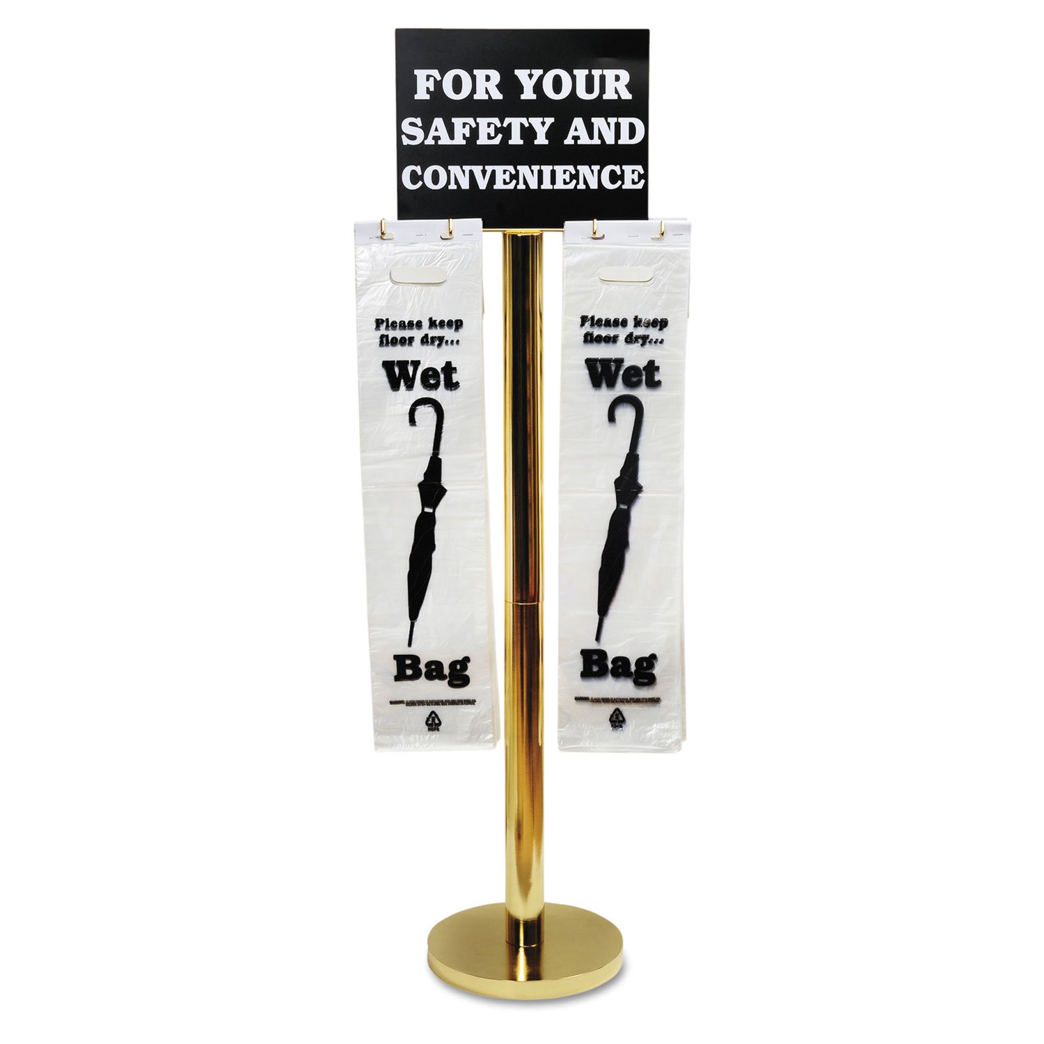 Tatco TCO57029 Wet Umbrella Bag Stand - Waterproof Drip Catcher for Home, Office & Entryway - Compact Umbrella Holder for Wet Umbrellas - Perfect for Rainy Days & Indoor Use