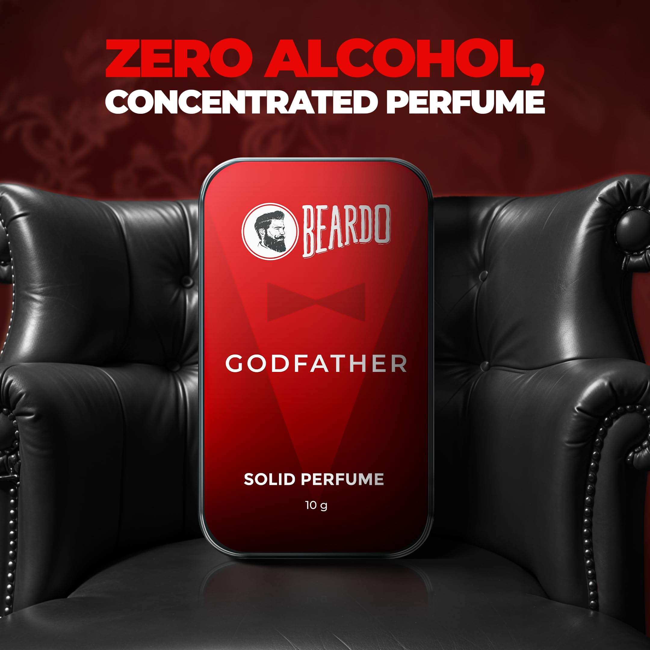 Beardo GodFather Men's Grooming Set - 200ml Body Wash, 10g Solid Perfume & 50ml Cologne | Energizing Shower Gel with Long-Lasting Fragrance | Perfect for Daily Use, Gym, Travel & Gift Giving