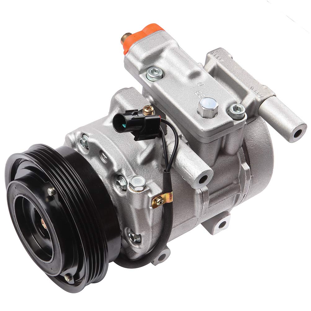 High-Performance AC Compressor Pump for Kia Rio - Direct Replacement with AC Clutch Compressor - Perfect for Car AC Repair & Cooling System Maintenance