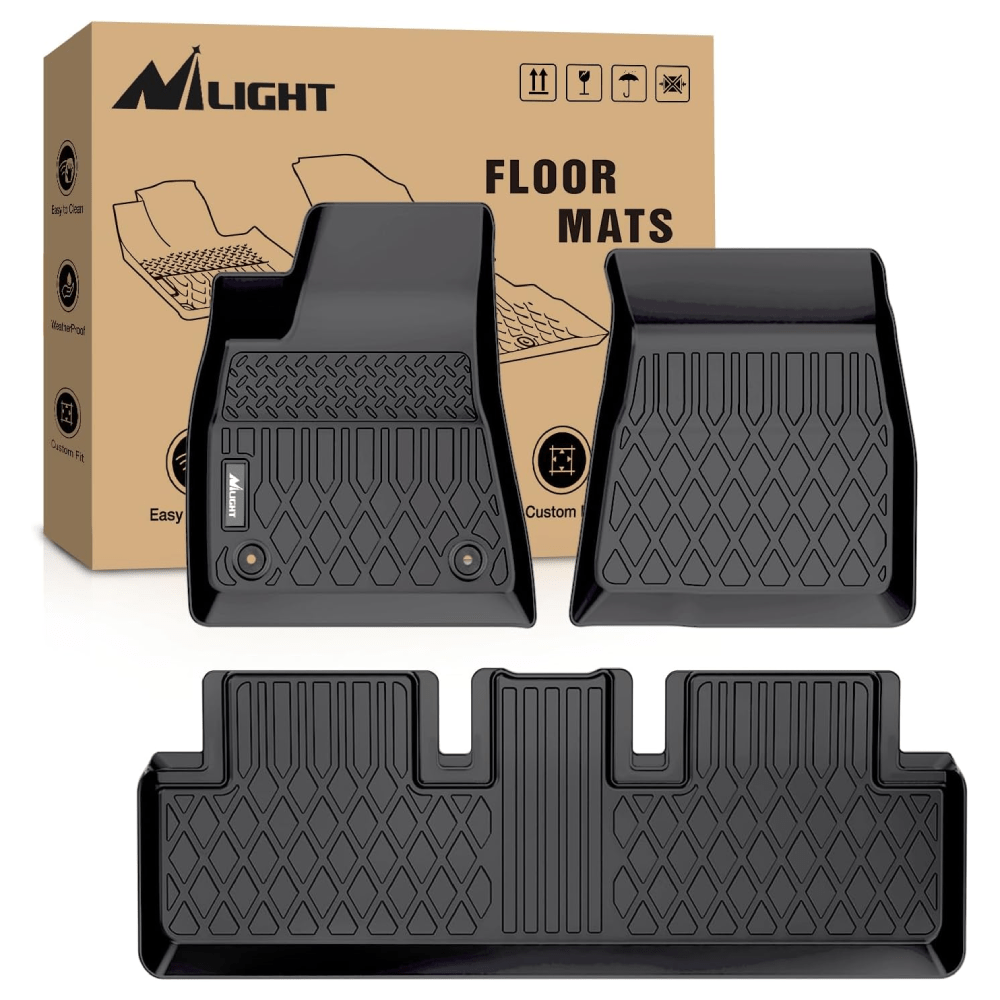 Premium TPE Floor Mats for Tesla Model 3 (2020-2023) - All-Weather Protection, Custom Fit Car Mats for Enhanced Interior Protection & Easy Cleaning - Perfect for Daily Commute, Road Trips & Family Driving