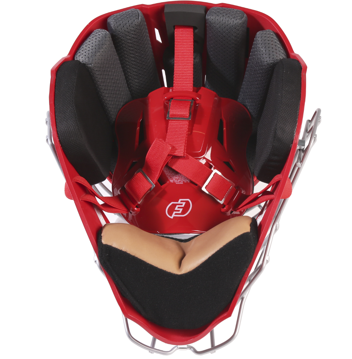 FORCE3 XS3® PRO Catchers Helmet - NOCSAE Certified Gloss Finish Baseball Catcher's Mask for Youth & Adult Players - Perfect for Games, Training & Safety Protection
