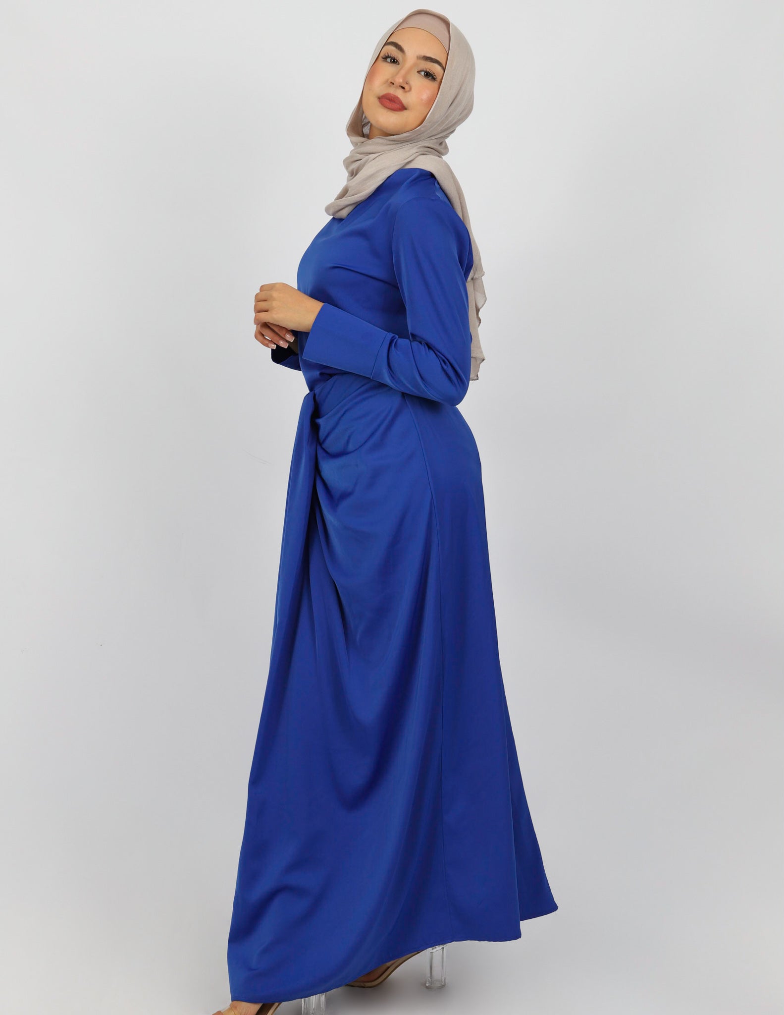 Escape Shani Drape Neck Top - Women's Elegant V-Neck Blouse for Work & Evening Outfits | Perfect for Office, Date Night & Special Occasions
