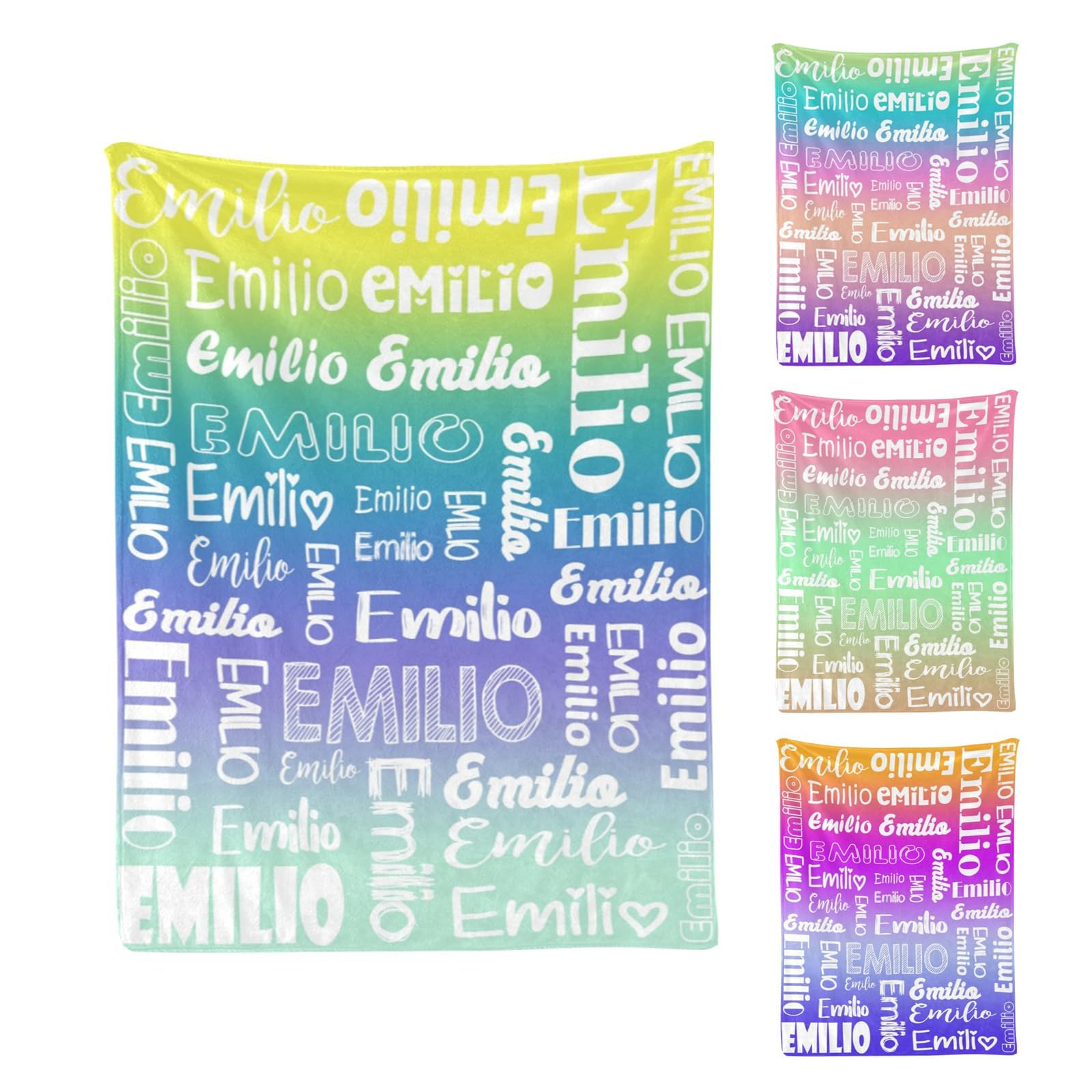 Personalized Flannel Throw Blanket for Adults & Kids - Custom Name Blanket for Birthday, Christmas Gifts - Cozy Home Decor, Bedroom, Couch & Travel Companion