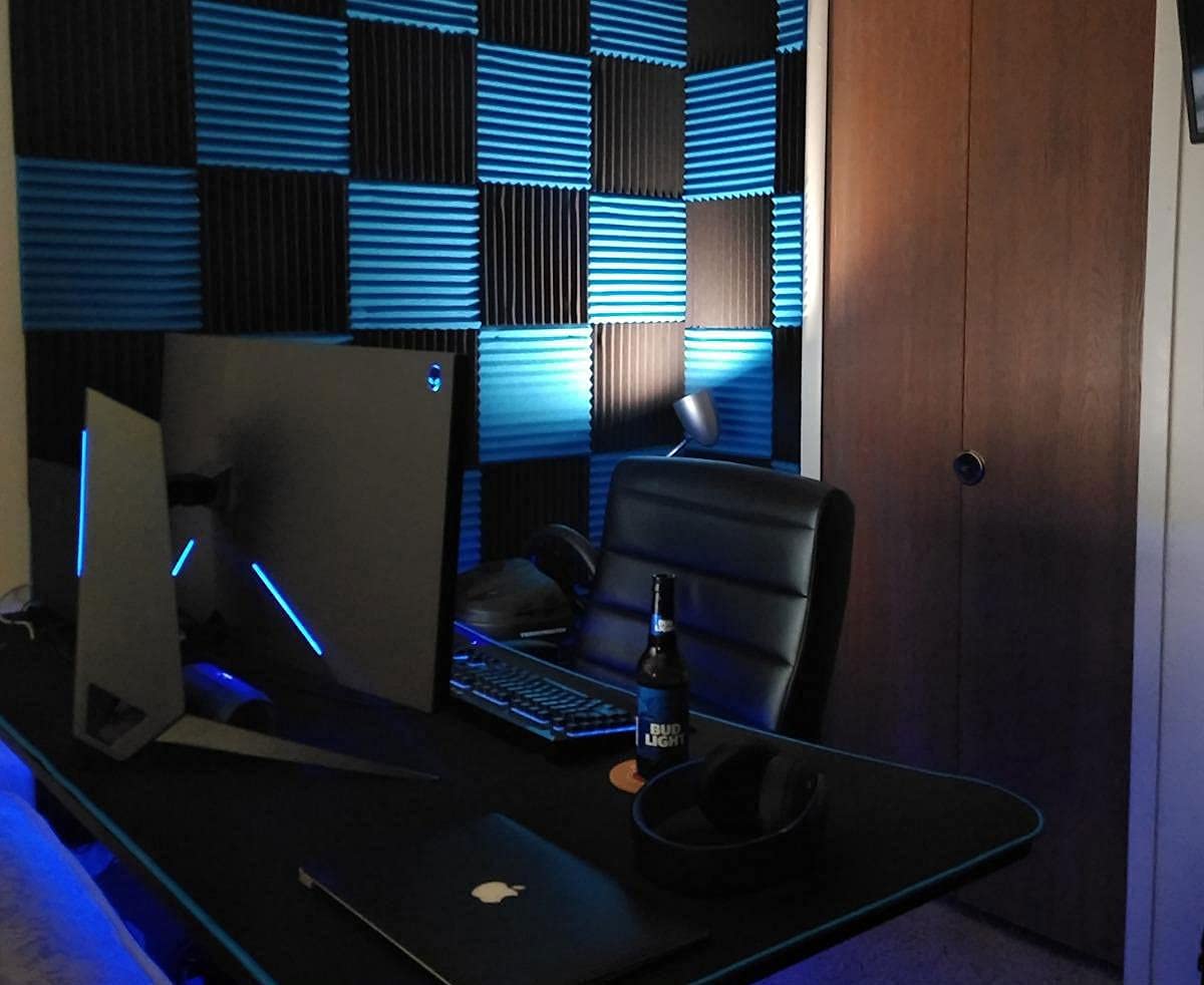 Ritz Gear RGB Gaming Kit - 4-in-1 LED Combo with Mechanical Keyboard, Precision Mouse, Large Mouse Pad & Noise-Canceling Headset | Perfect for PC Gaming, Streaming & Esports | Includes Bluetooth Adapter & 24 Acoustic Foam Panels for Ultimate Gaming Setup