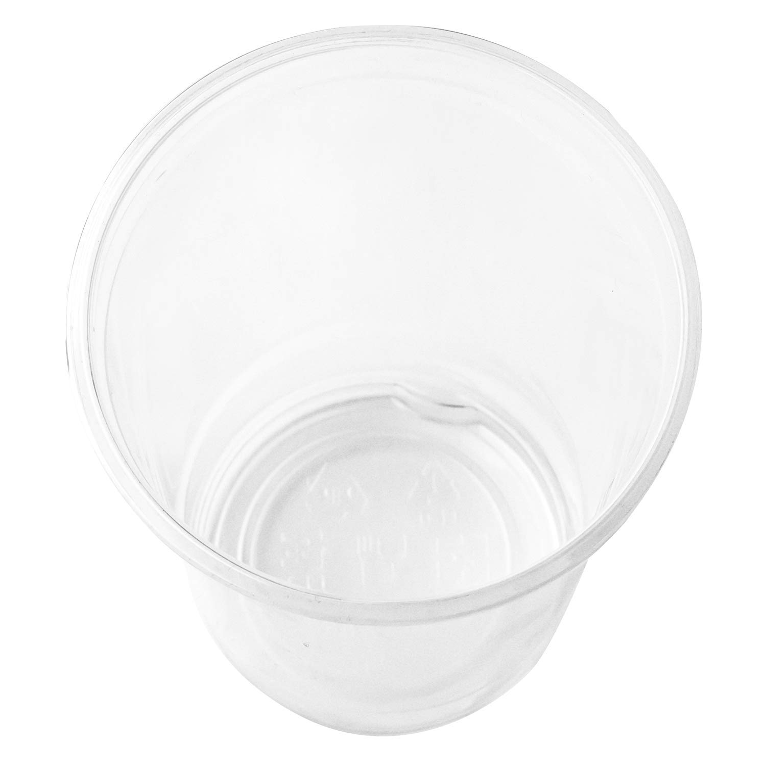 1000 ct Clear 10oz Plastic Cups - Disposable Cold Cups for Iced Coffee, Smoothies, Bubble Tea, and Parties | BPA-Free, Durable 78mm Drinking Cups for Home, Office, and Cafes