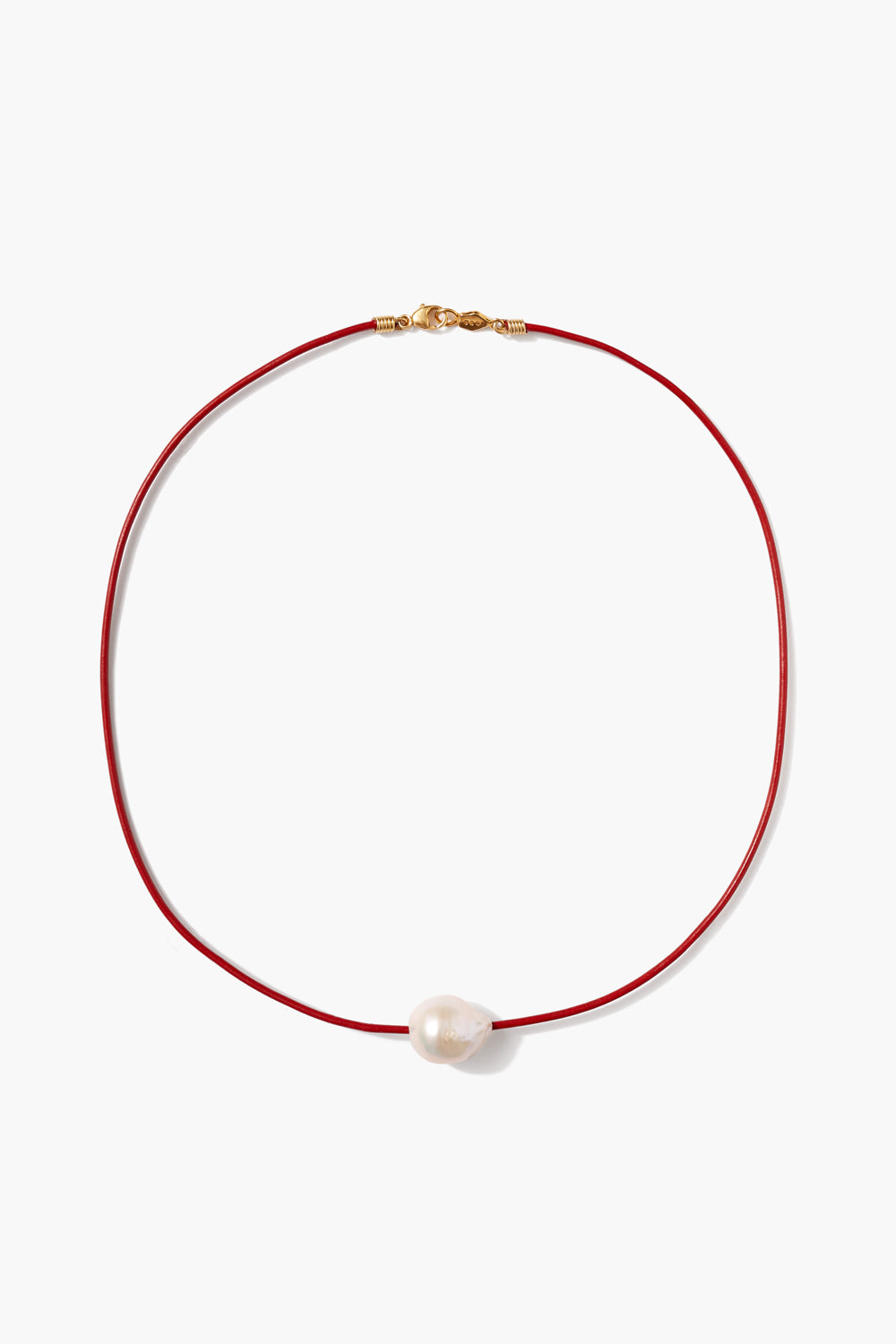 Isla Pearl Necklace - Genuine Red Pearl Jewelry for Women, Elegant Gift for Brides, Anniversaries & Special Occasions