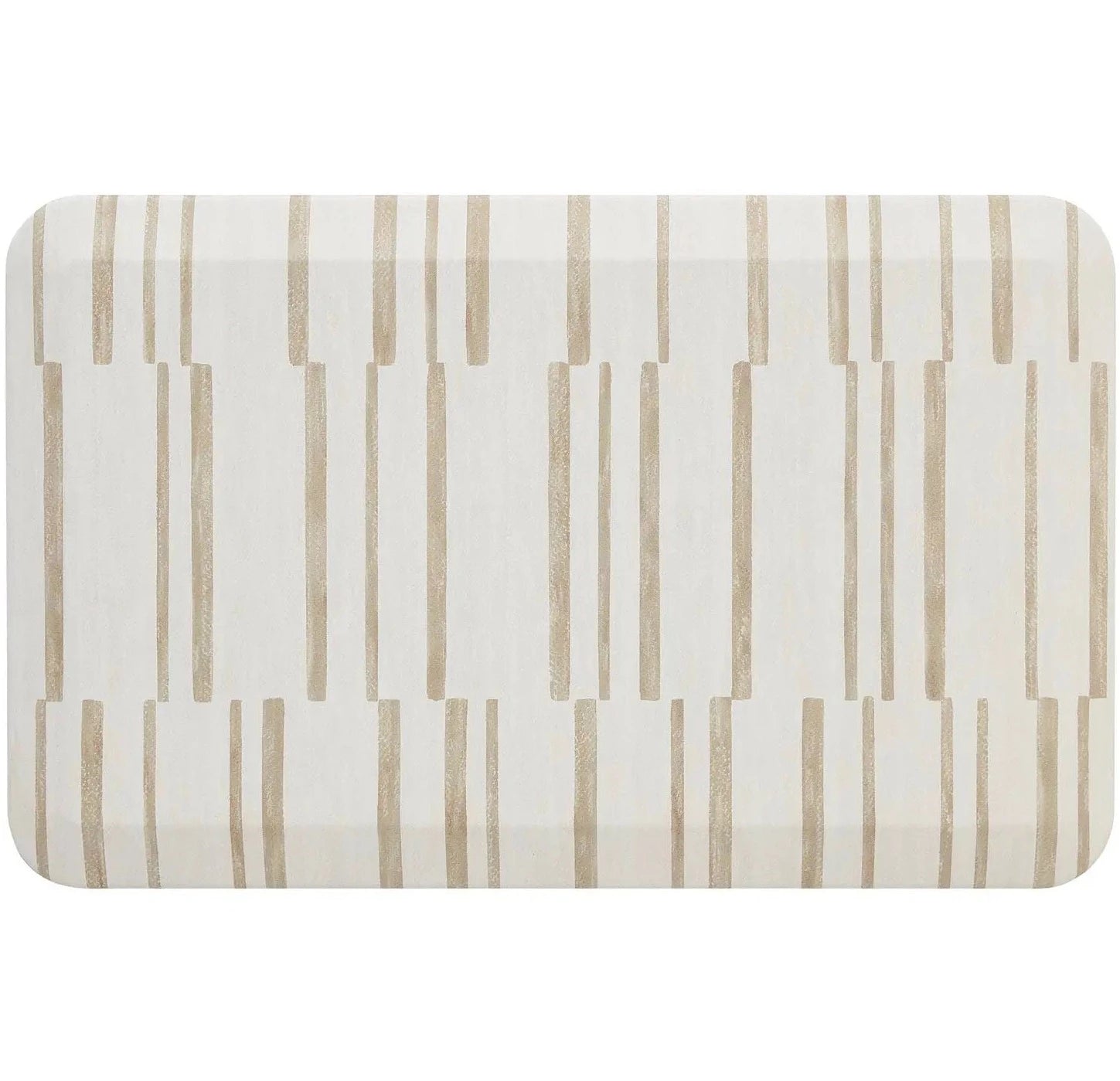 Nama Standing Mat - Anti-Fatigue Comfort Floor Mat for Work & Home - Nara Stripe Design - Perfect for Office, Kitchen & Standing Desk Use