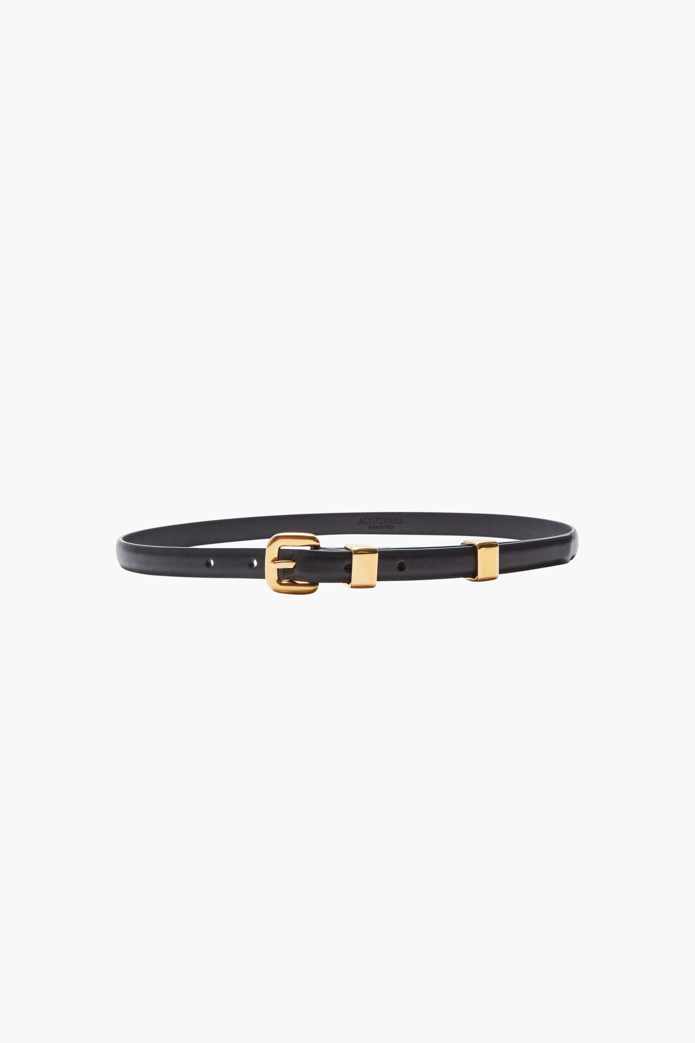 Slim Black Belt for Women & Men - Stylish & Adjustable Waist Belt - Perfect for Jeans, Dresses & Casual Outfits
