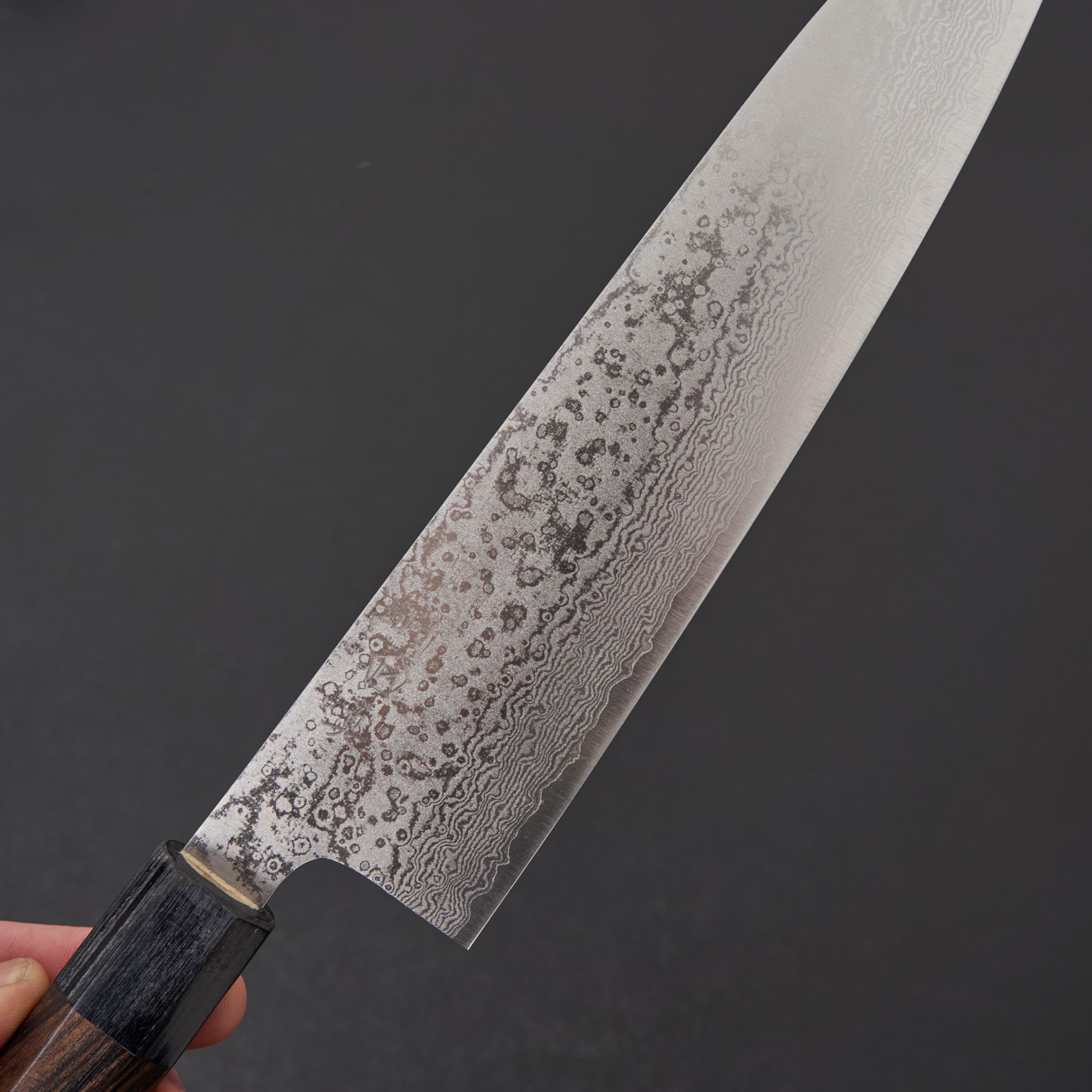 Premium Makoto Kurosaki VG-10 Damascus Steel Gyuto Chef Knife 210mm - Japanese Kitchen Knife for Professional Chefs & Home Cooking, Perfect for Slicing, Dicing & Meat Cutting