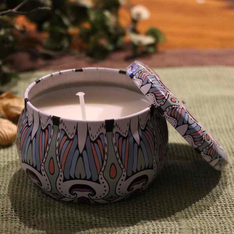 Lavender Scented Soy Wax Candle in Ceramic Pot - Relaxing Aromatherapy for Home, Spa & Meditation | Handmade Gift for Women