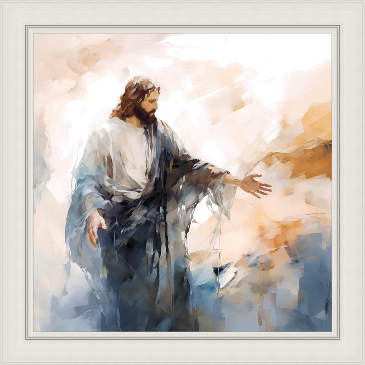 Come Unto Me Large Wall Art - Inspirational Christian Home Decor for Living Room, Bedroom & Office - Perfect for Gifts & Spiritual Spaces