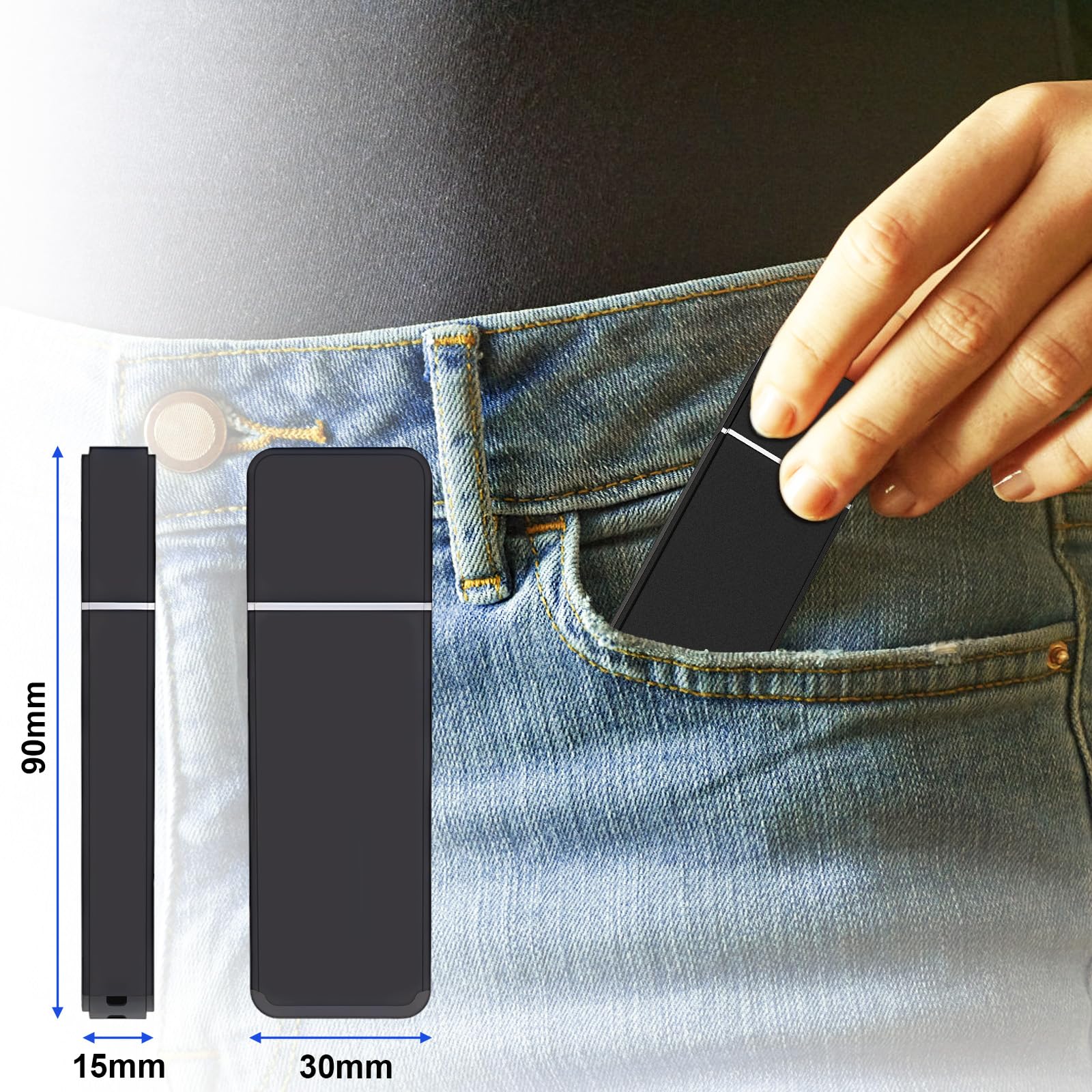 64GB Hidden Camera USB Flash Drive - 1080P Mini Spy Camera with Motion Detection, Small Surveillance Camera for Home & Office Security | Perfect for Covert Recording, Secret Monitoring, and Evidence Collection