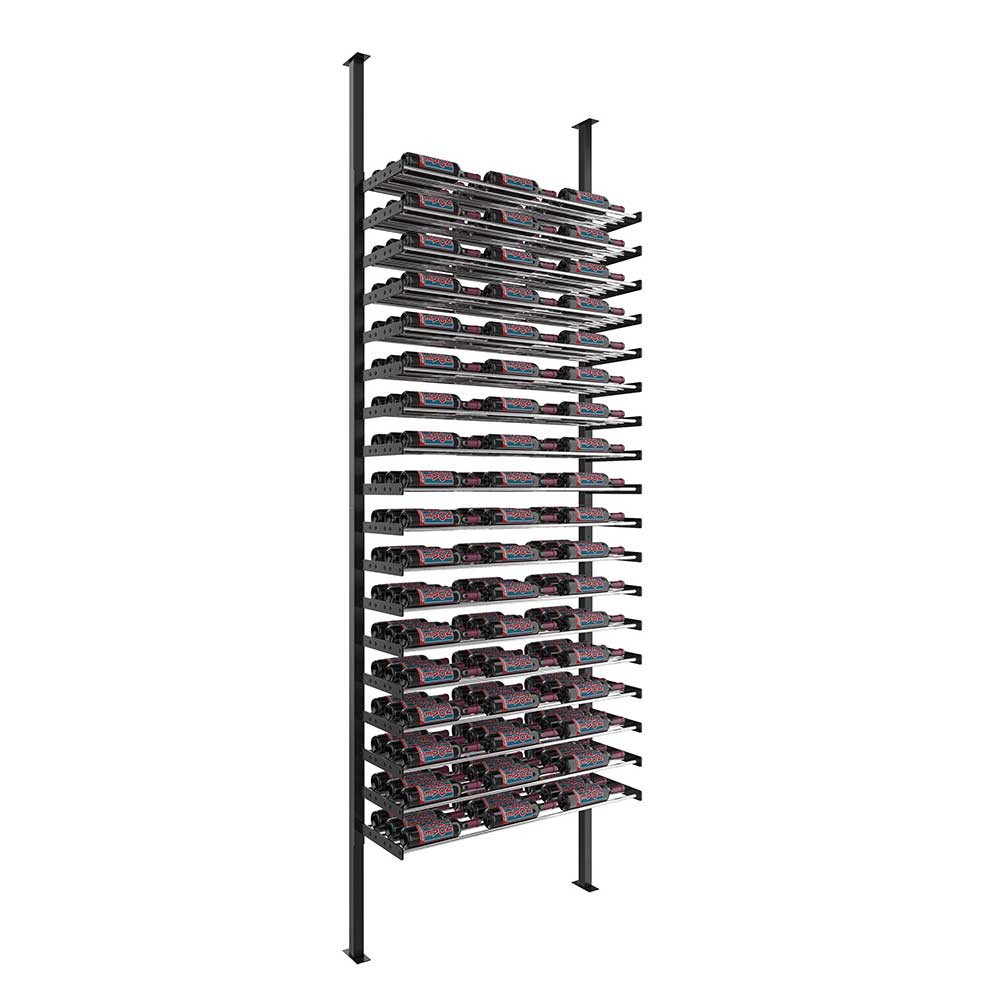 Evolution Wine Wall Single Sided 3 Column Post Kit - Premium Wine Rack System for Home Cellars, Bars & Restaurants | Space-Saving Wine Storage Solution for Wine Collectors & Enthusiasts