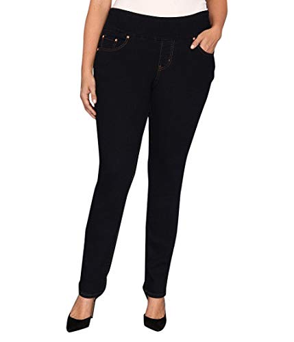 Jag Jeans Women's Plus Size Nora Mid Rise Skinny Pull-on Stretch Denim Pants - Comfortable & Stylish for Work, Casual Outings & Everyday Wear