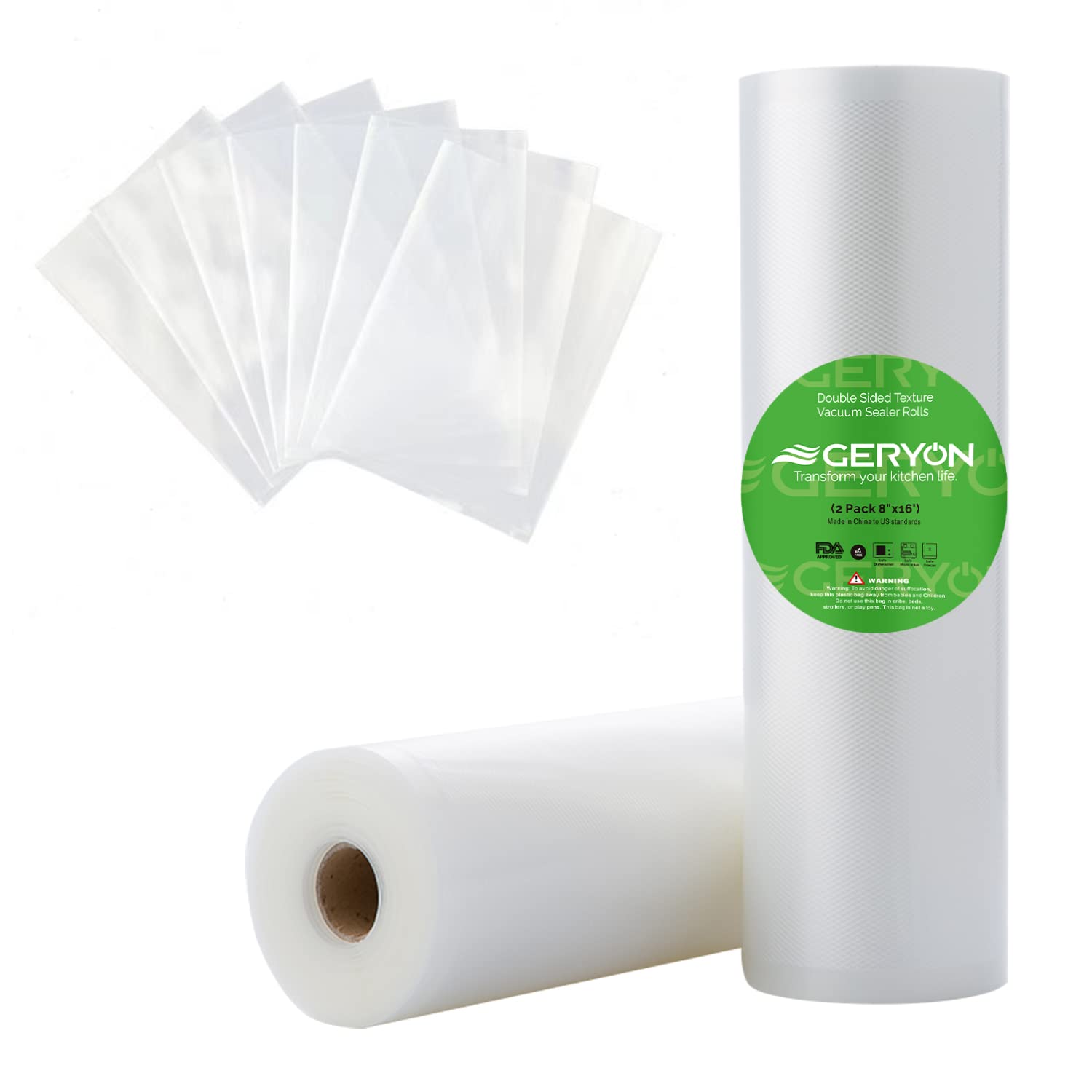 Premium Vacuum Sealer Bags for Food - 2 Pack 8