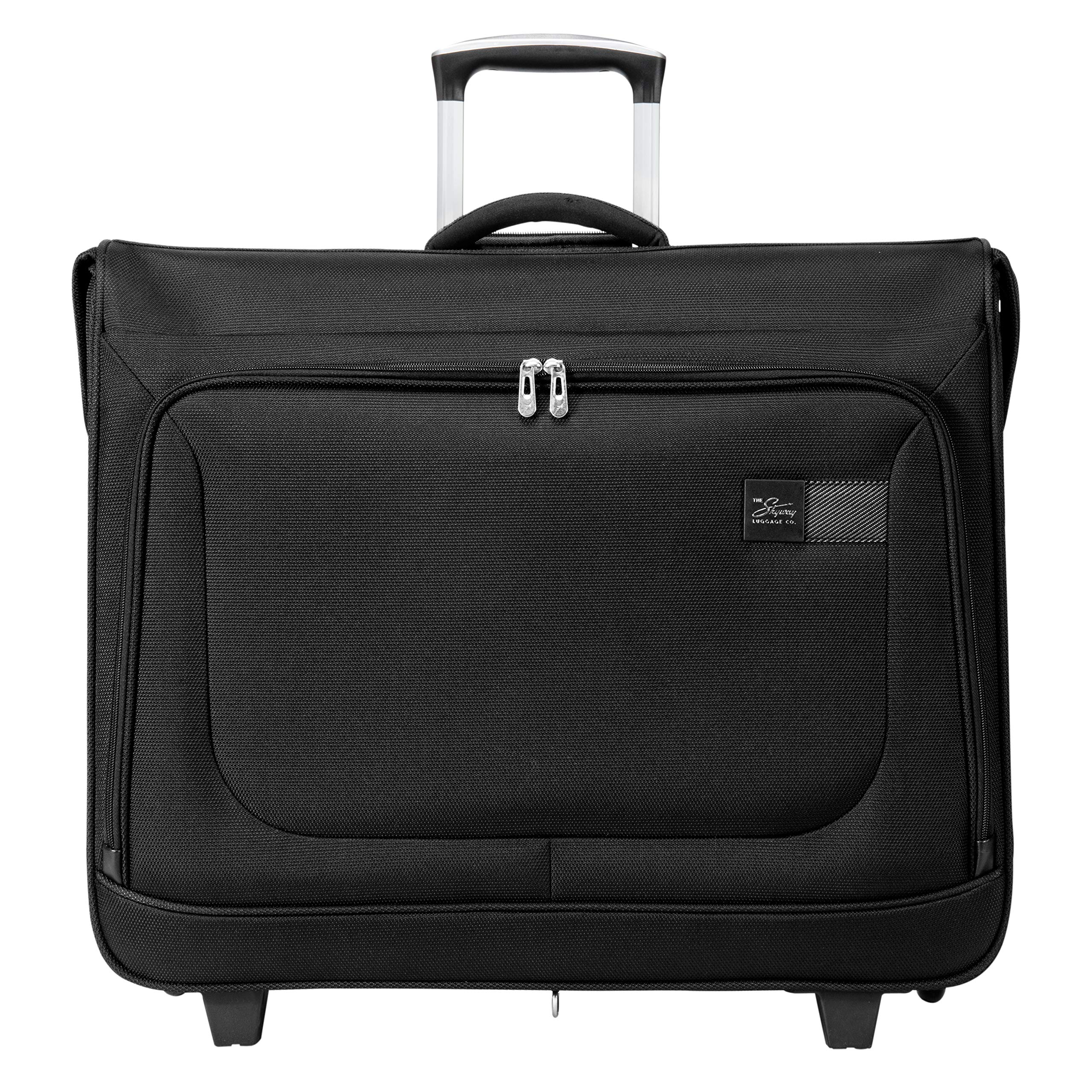 Skyway Sigma 6.0 Lightweight Luggage Collection - Black Rolling Garment Bag for Business Travel & Weekend Getaways | Durable Carry-On Suitcase with Smooth Wheels & Spacious Compartments