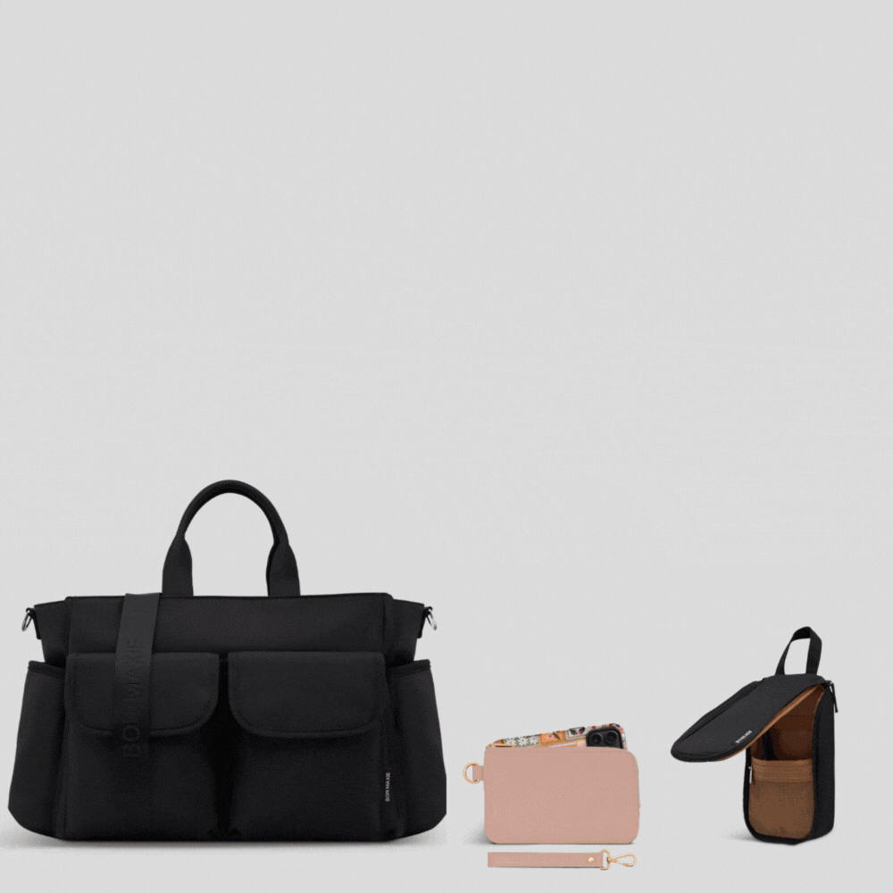 Stylish Multi-Pocket Tote Bag Bundle - Durable & Spacious Organizer Bag for Women - Perfect for Work, Travel, Gym & Shopping