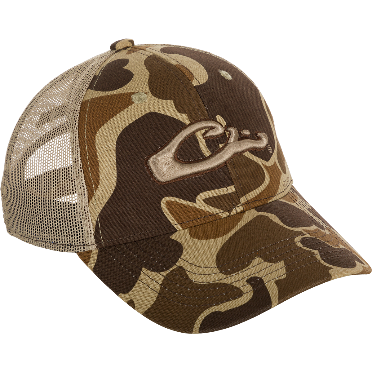 6 Panel Camo Mesh Back Baseball Cap - Adjustable Snapback Hat for Men & Women - Perfect for Outdoor Sports, Hiking, and Casual Wear