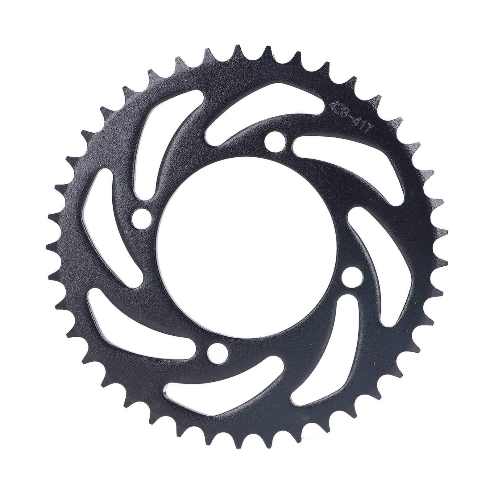Fydun 41T Black Metal Rear Sprocket Cog for 428 Chain - Compatible with 110cc 125cc 140cc PIT PRO PIT Bike, Trail Bike & Dirt Bike | Durable Replacement Part for Off-Road & Motocross Riding