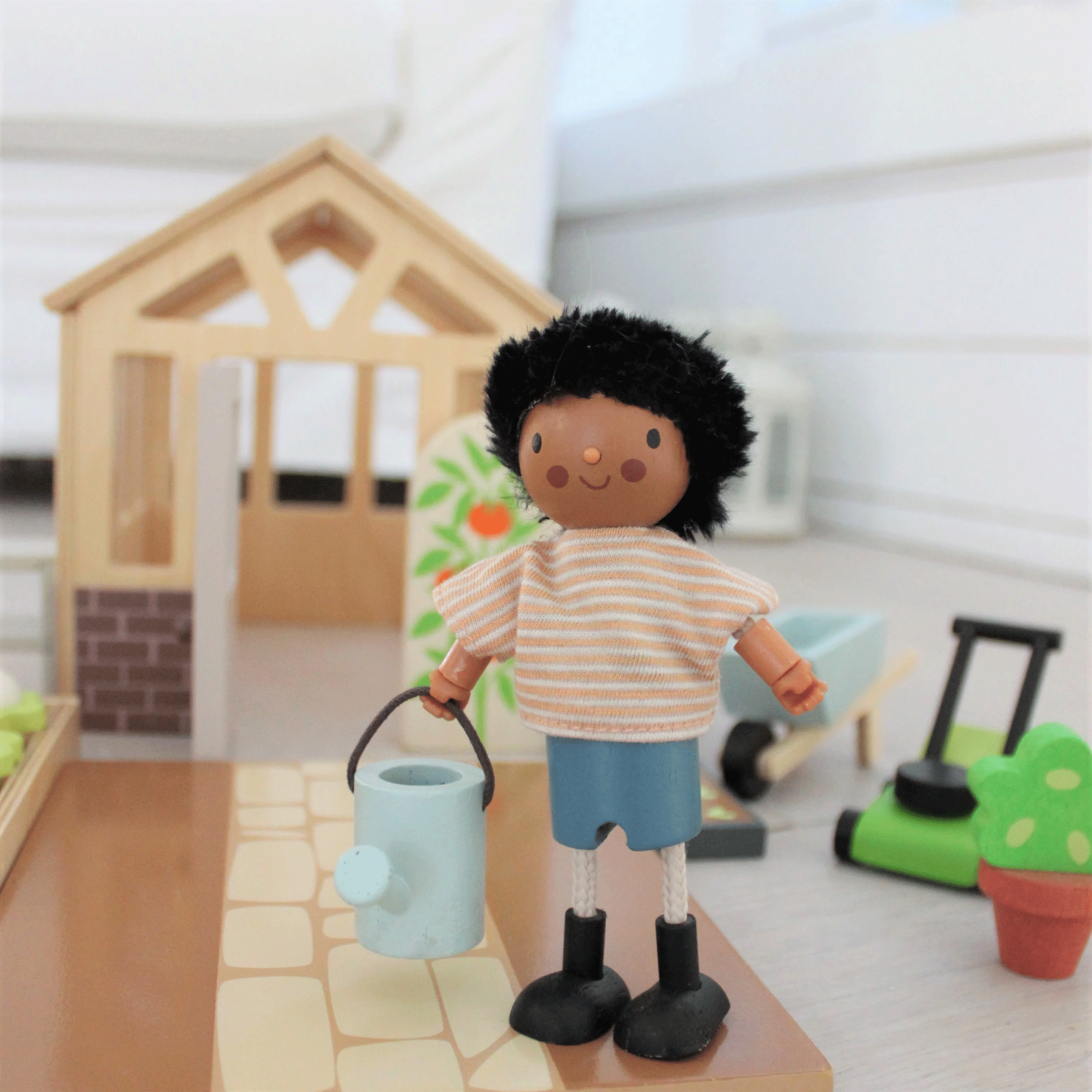 Mr Forrester Wooden Toy by Tender Leaf Toys - Educational Forest Ranger Figure for Kids Pretend Play & Nature Exploration