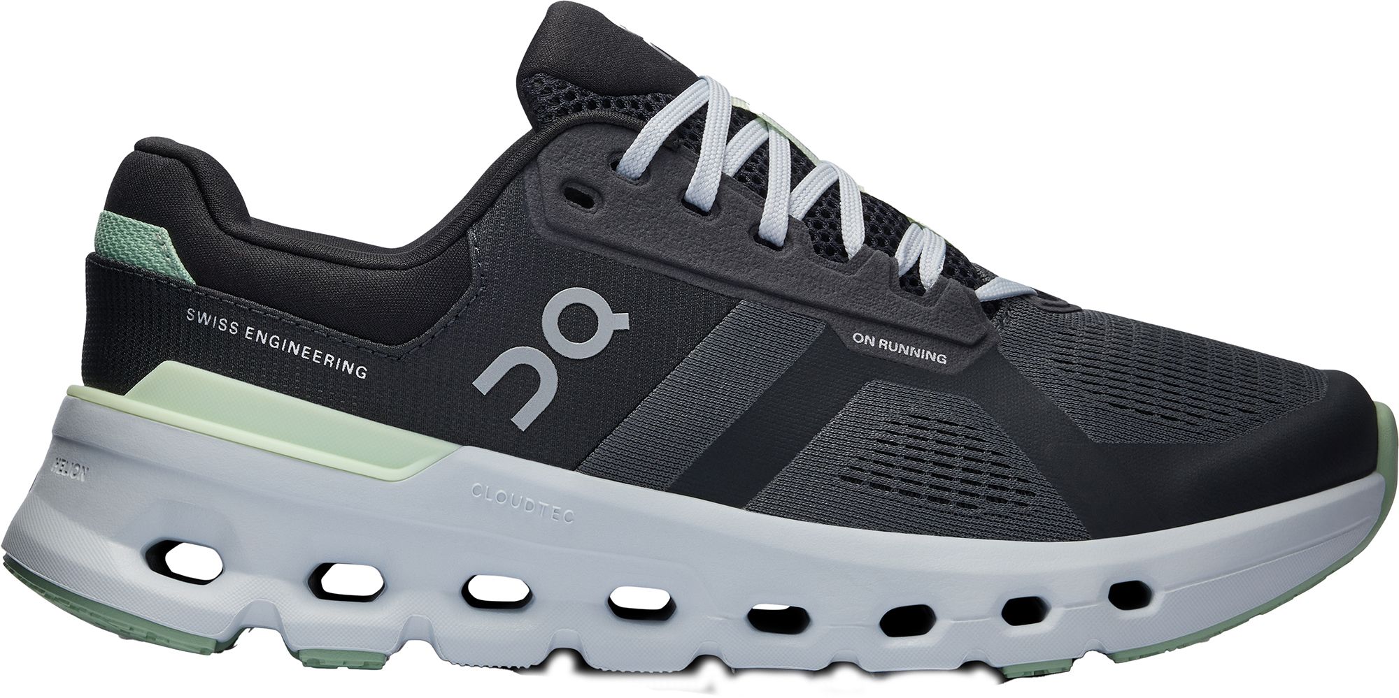 Women's Cloudrunner 2 Wide Running Shoes - Shadow/Lima Color - Lightweight Cushioned Sneakers for Jogging, Gym Workouts & Everyday Wear